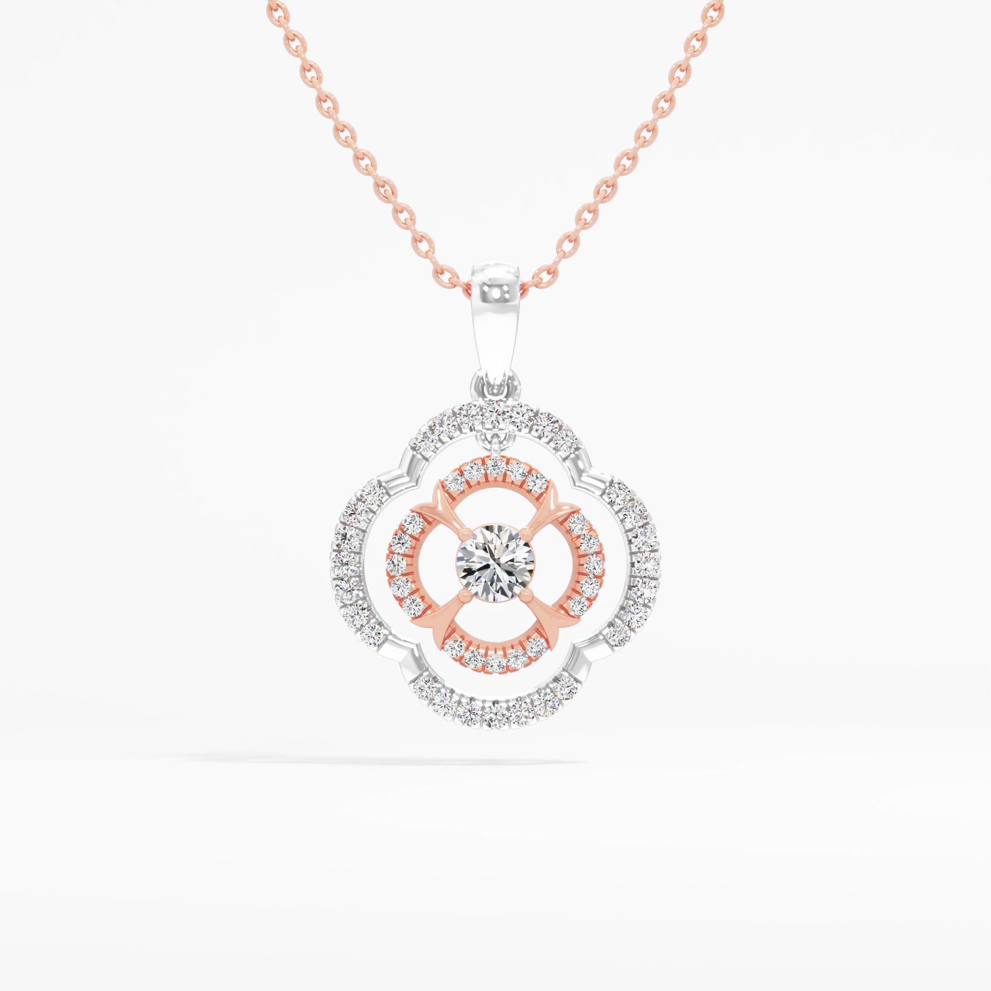 Daisy Blossom Solitaire Pendant