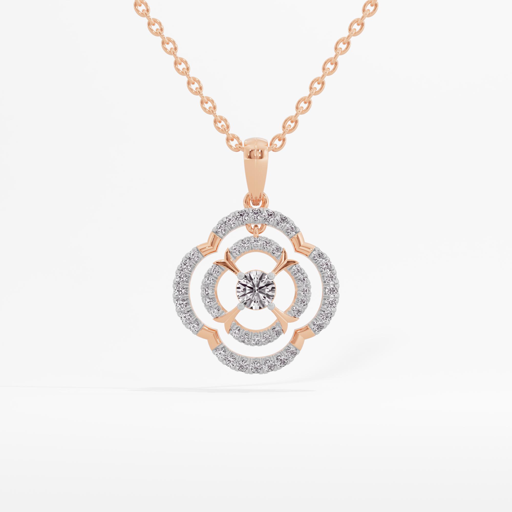 Daisy Blossom Solitaire Pendant