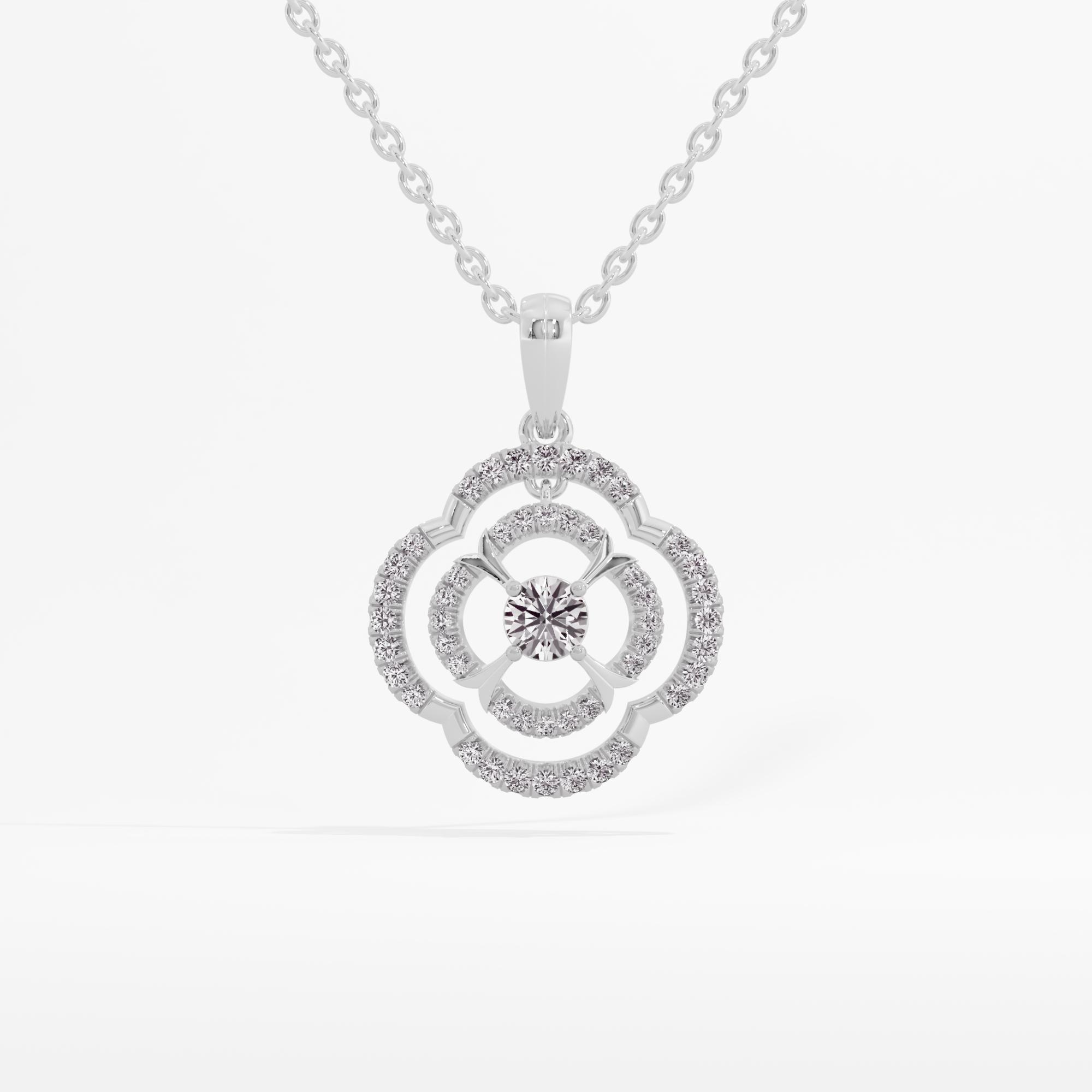 Daisy Blossom Solitaire Pendant
