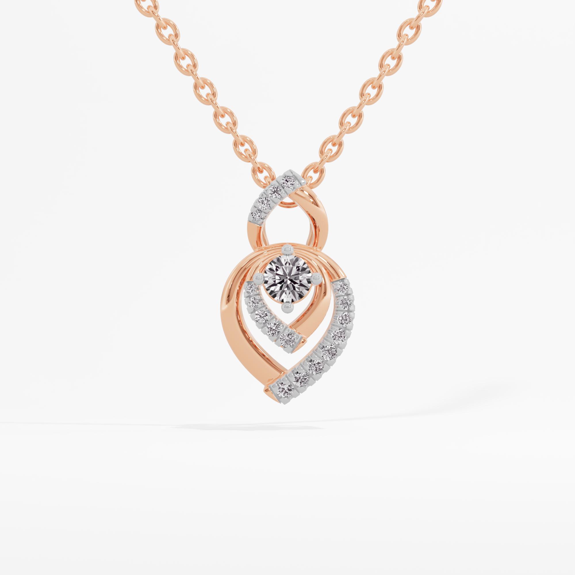 Ethereal Glow Solitaire Pendant