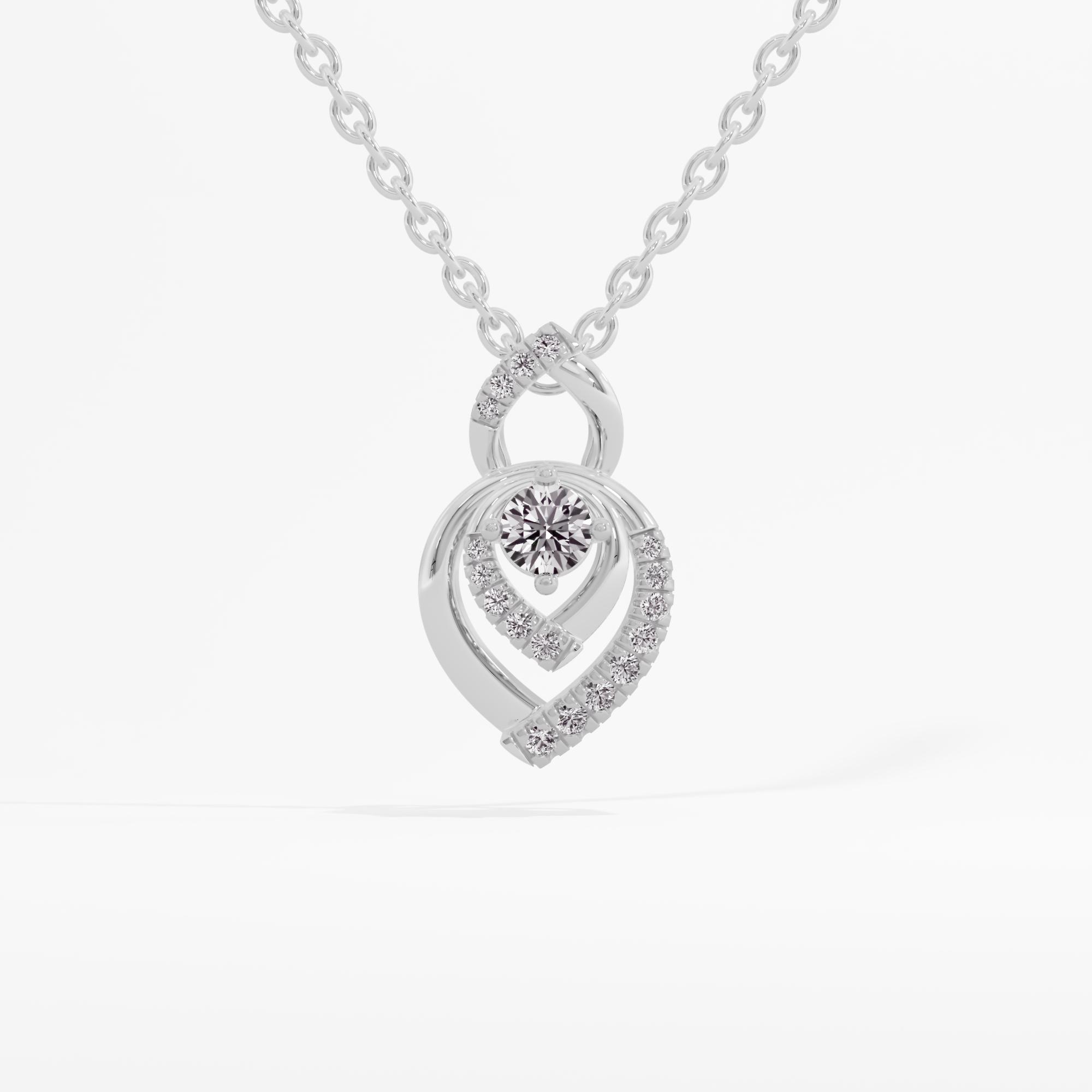 Ethereal Glow Solitaire Pendant