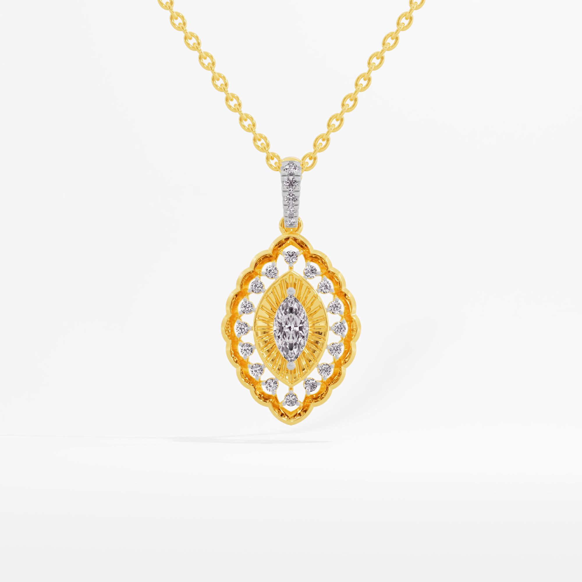 Hazel Bliss Solitaire Pendant