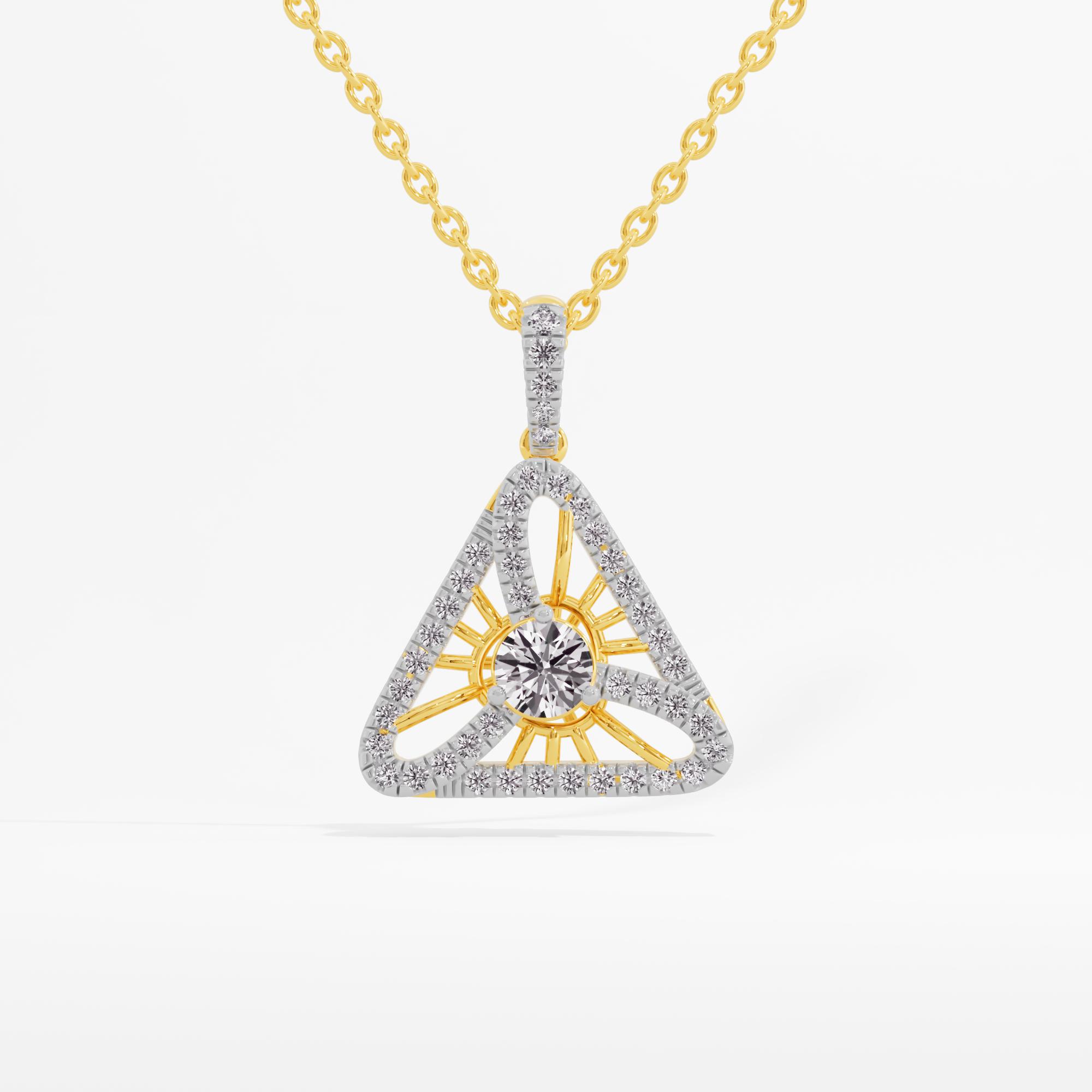 TriStar Allure Solitaire Pendant