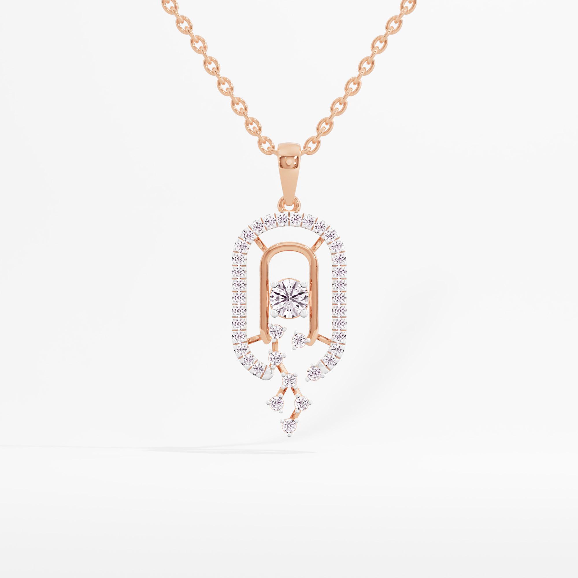 Astral Scatter Solitaire Pendant