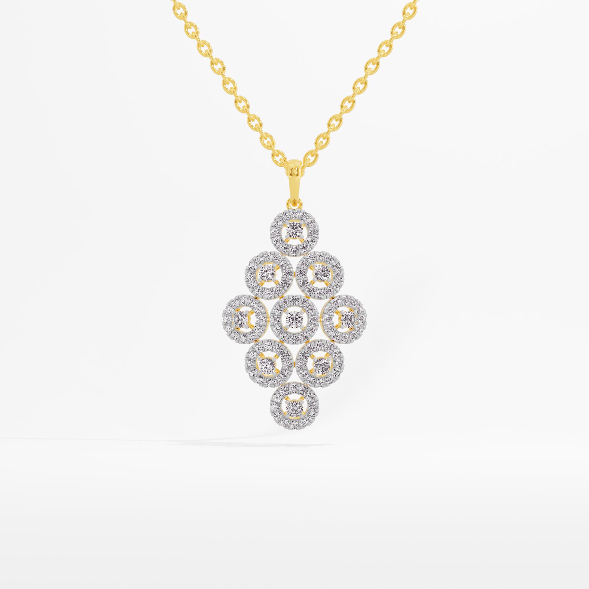 Circles of Brilliance Halo Pendant