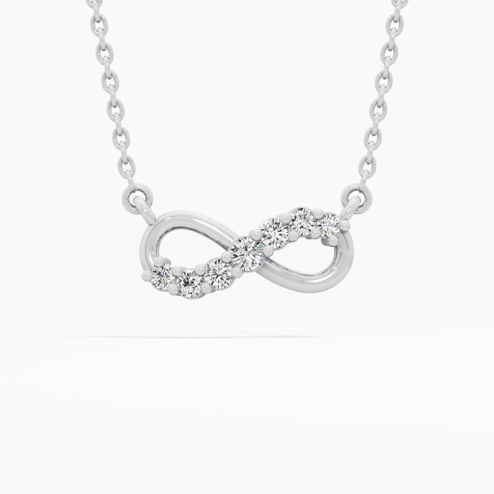 Infinity Sparkle Diamond Pendant