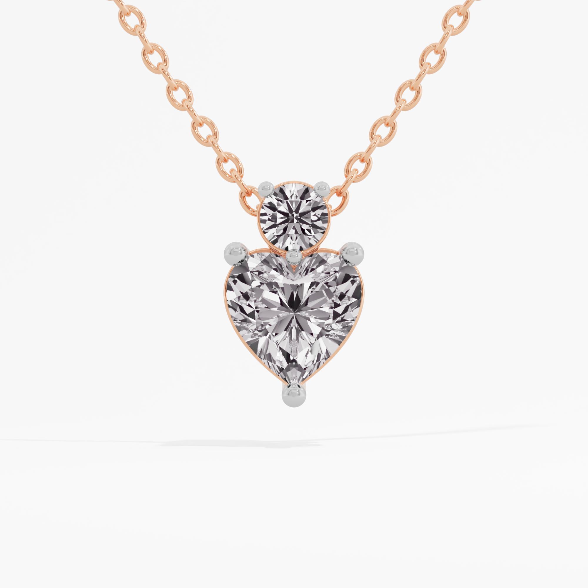 Timeless Desire Solitaire Heart Pendant