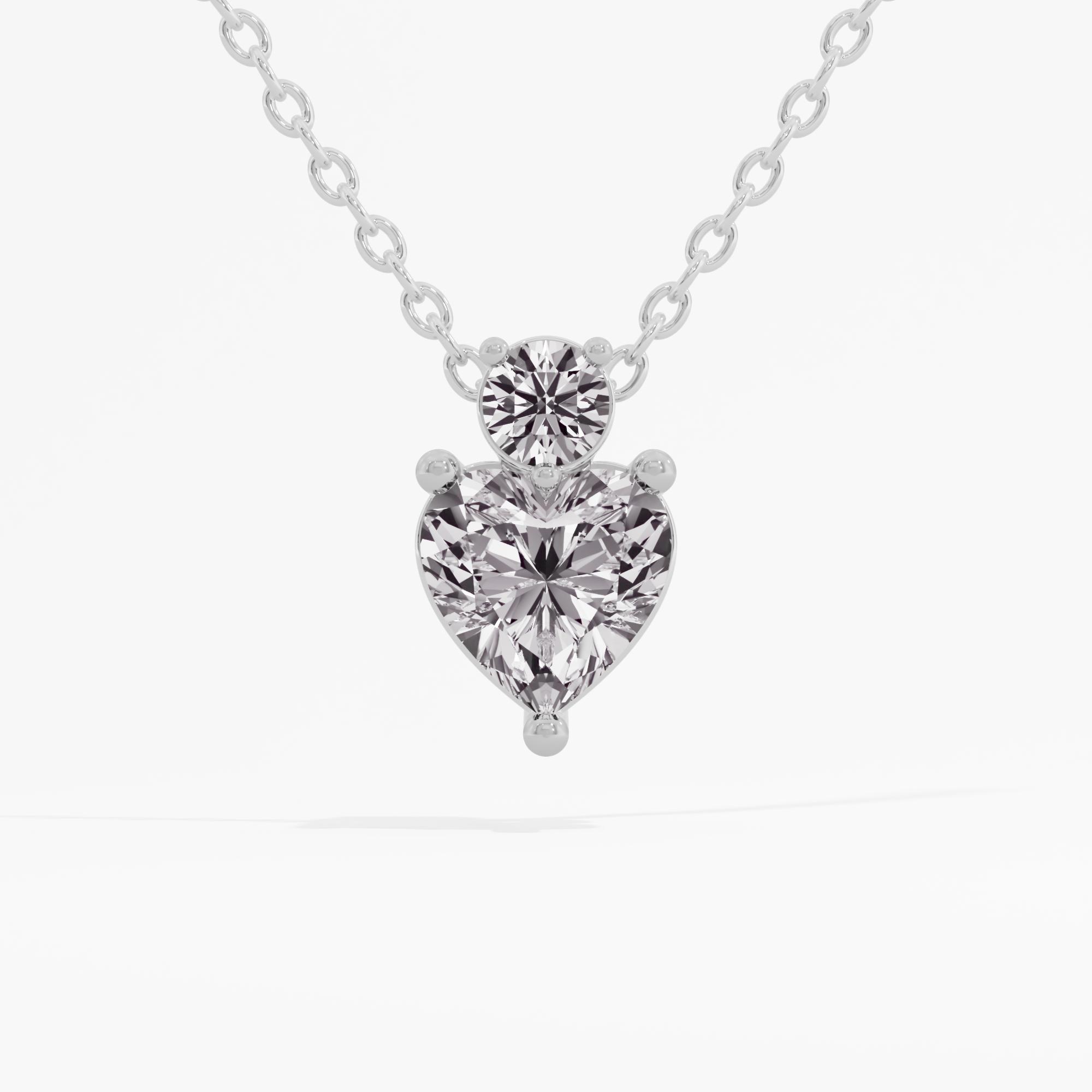 Timeless Desire Solitaire Heart Pendant