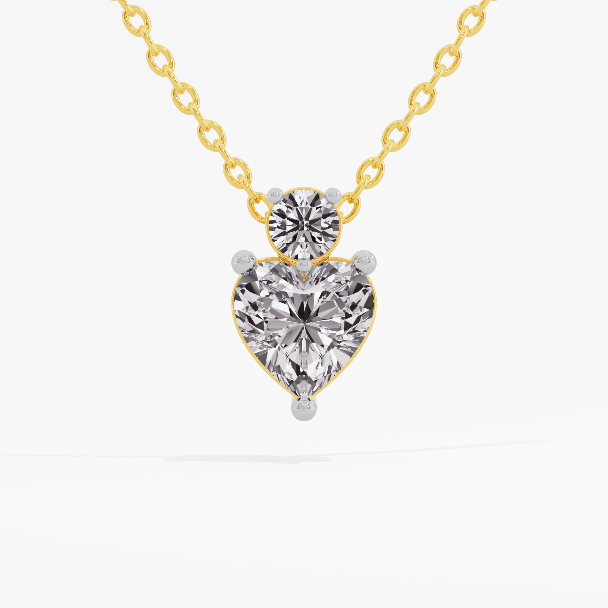 Timeless Desire Solitaire Heart Pendant