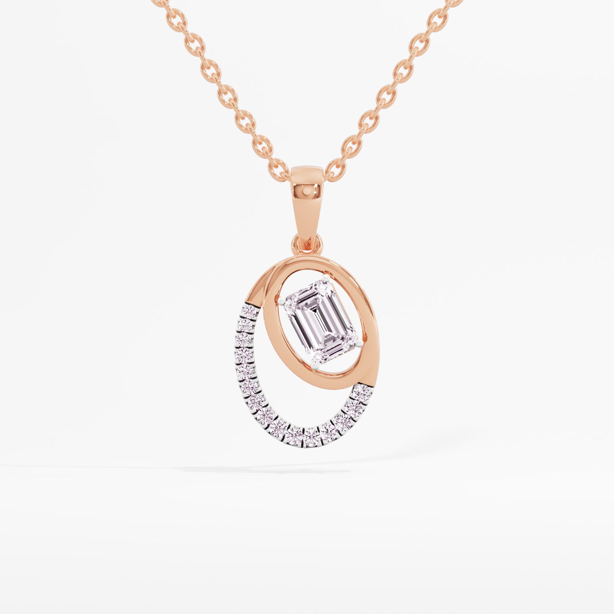 Ovaleria Solitaire Pendant