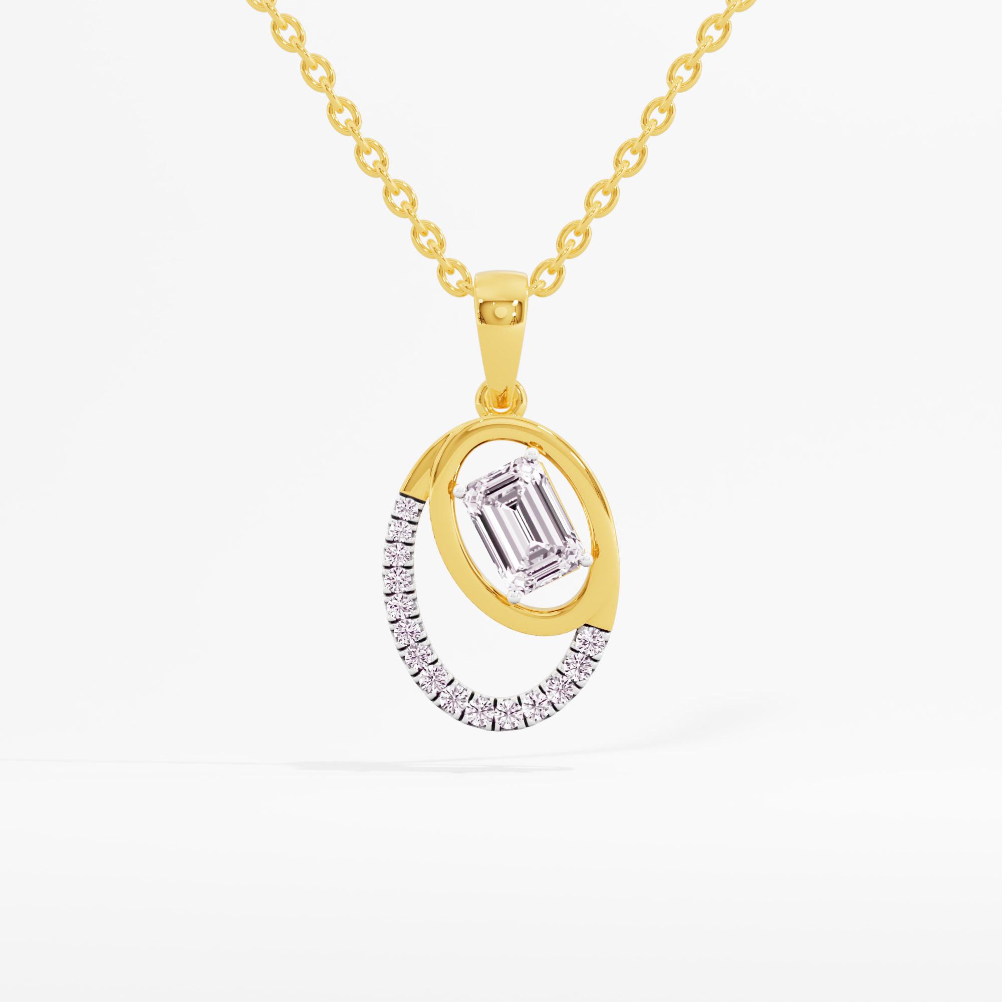 Ovaleria Solitaire Pendant