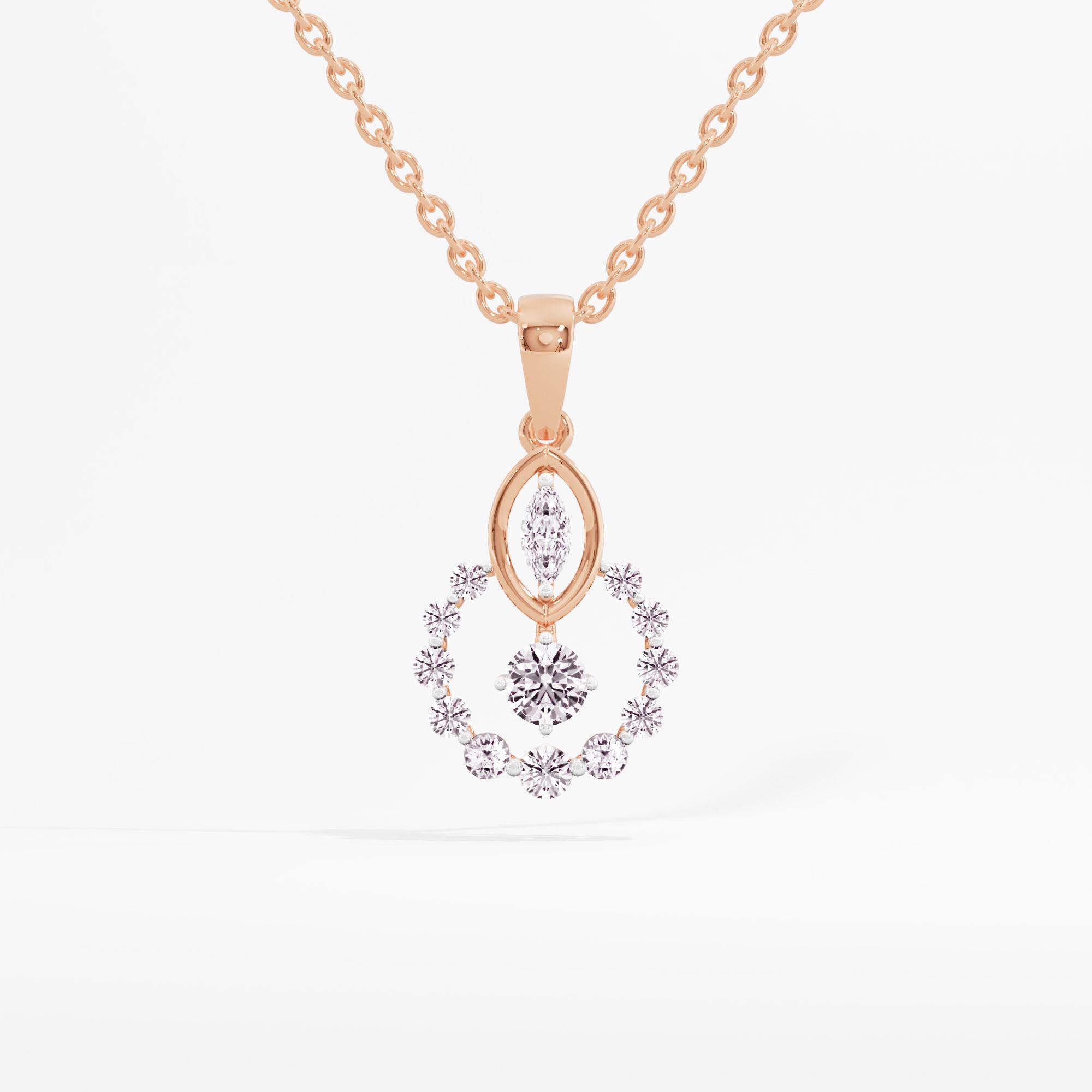 Celeste Orbit Solitaire Pendant