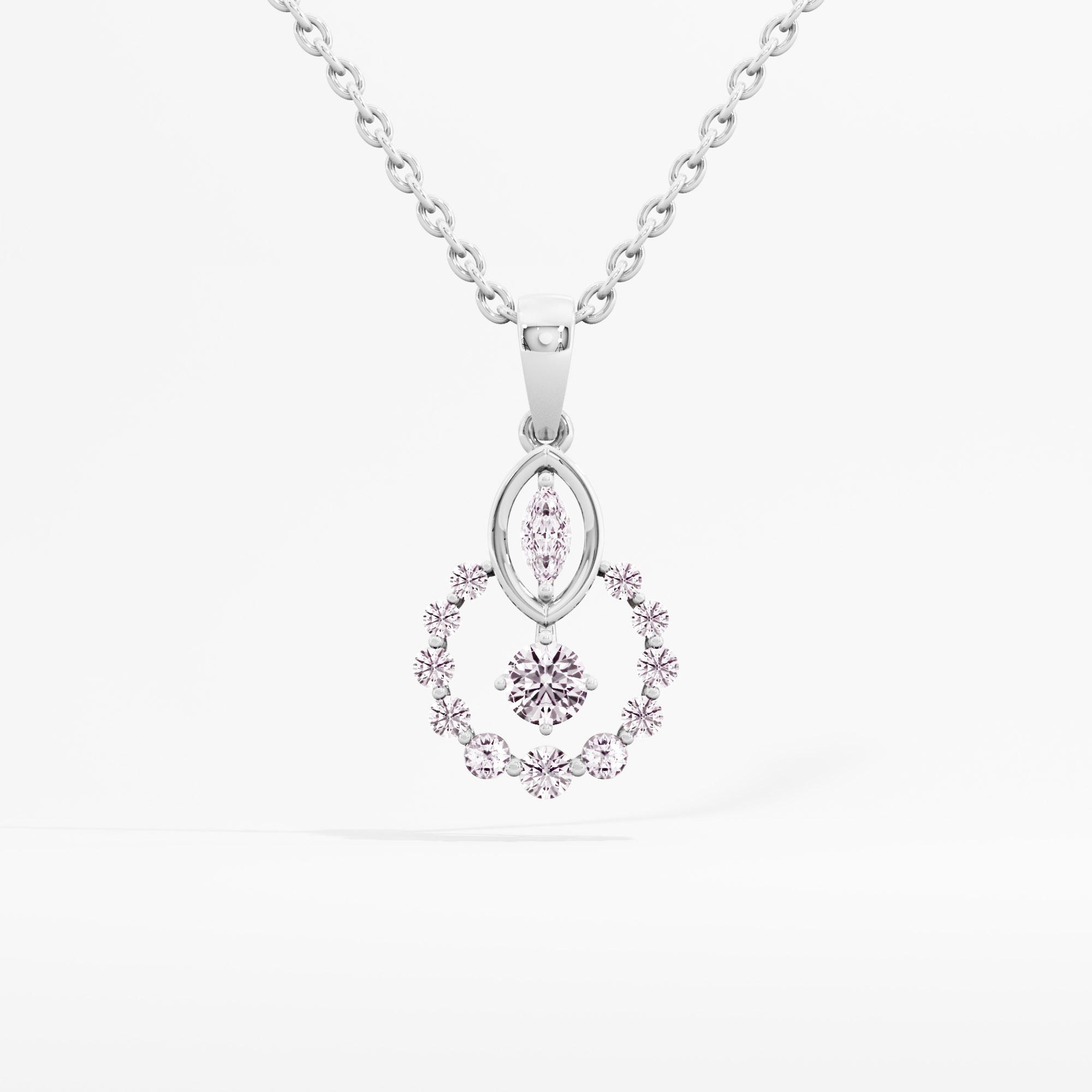 Celeste Orbit Solitaire Pendant