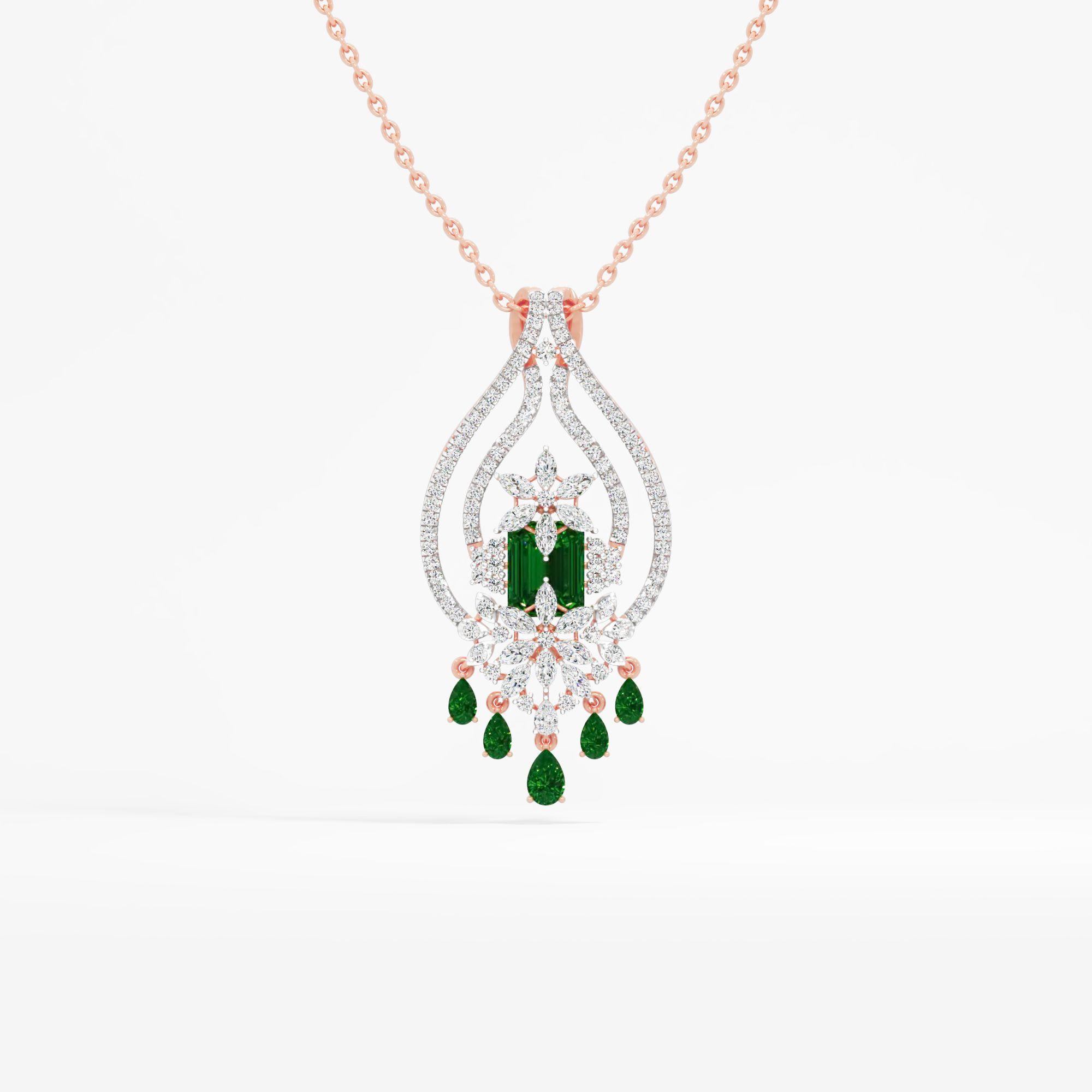 Verdantia Lotus Flame Pendant