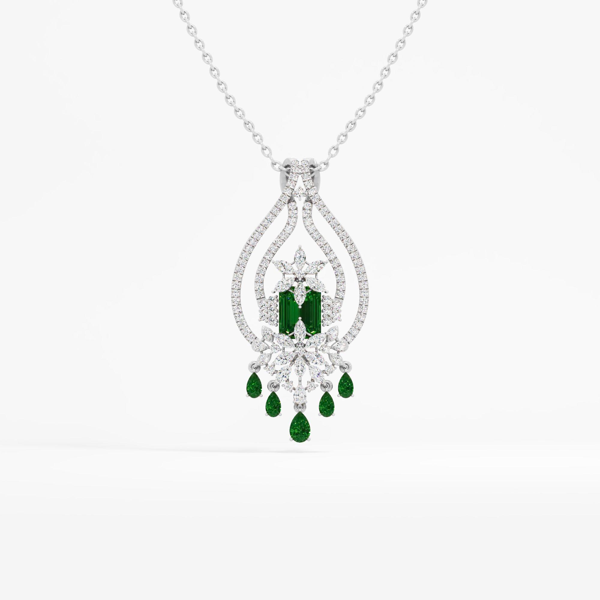 Verdantia Lotus Flame Pendant