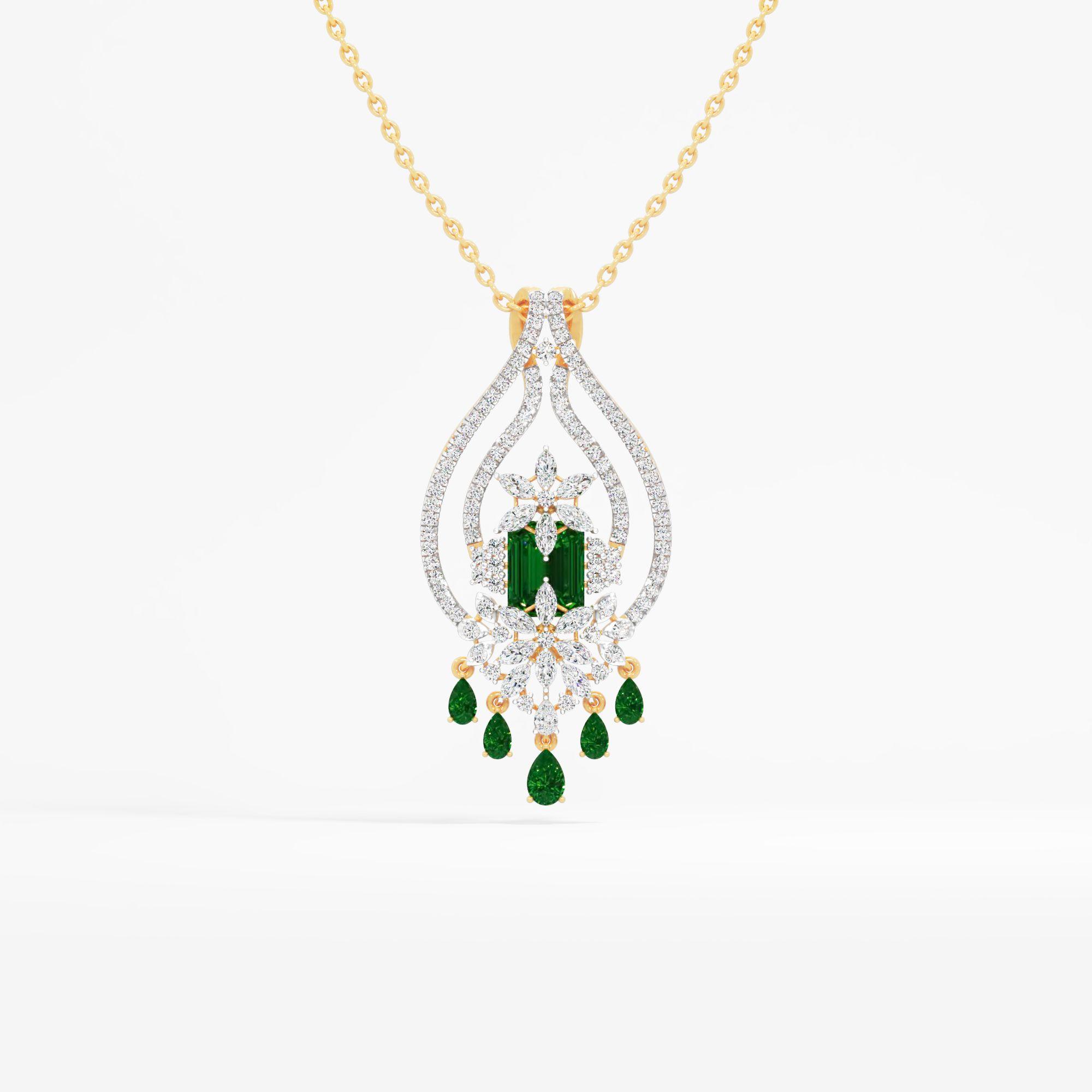 Verdantia Lotus Flame Pendant