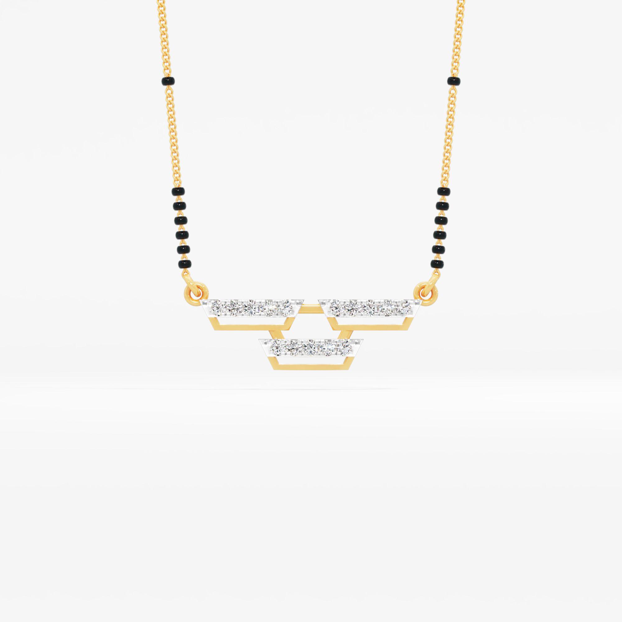 Tri-Bar Minimal Mangalsutra