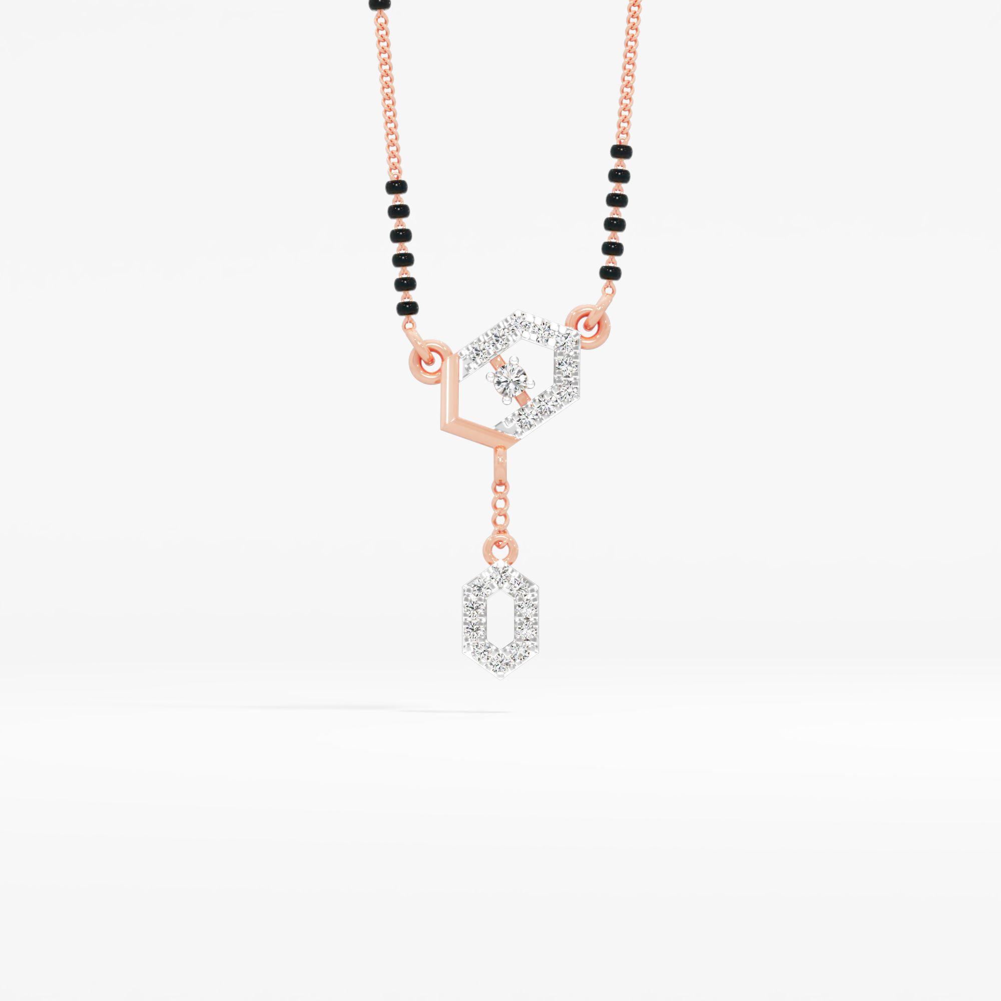 Twin Hex Charm Pendant