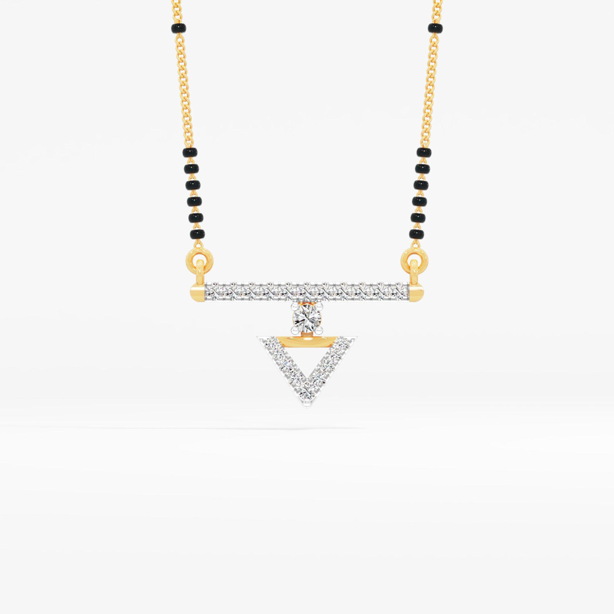 Minimal Tri-Charm Pendant
