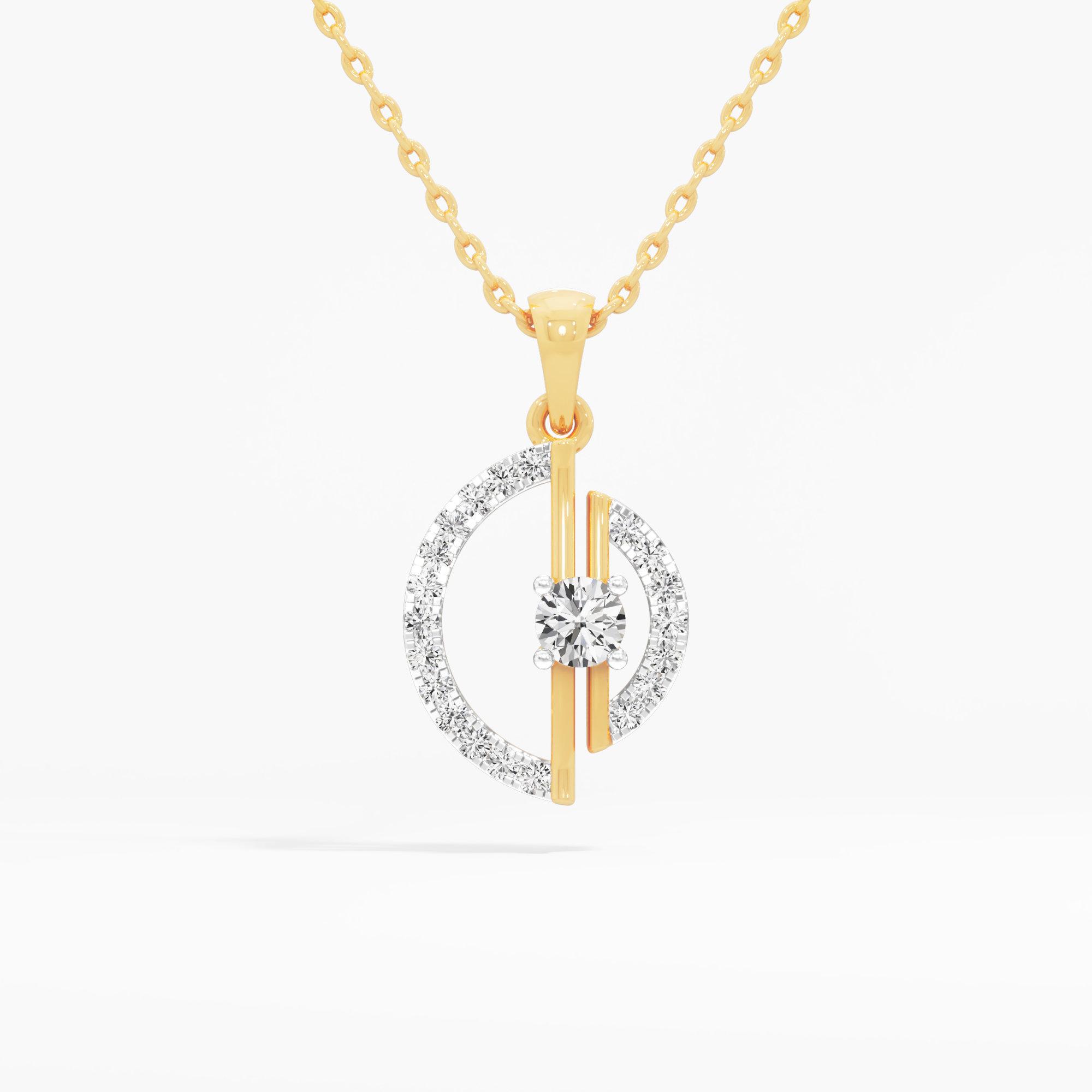 Celestial Orbit Diamond Pendant