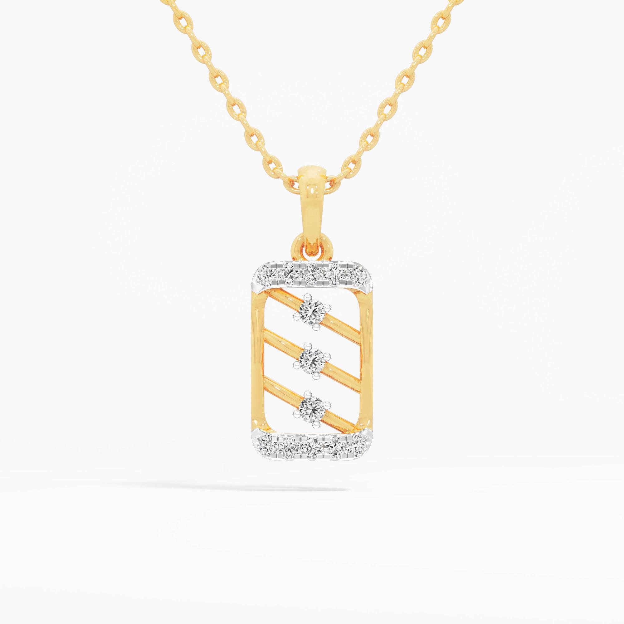 Abacus Brilliance Diamond Pendant