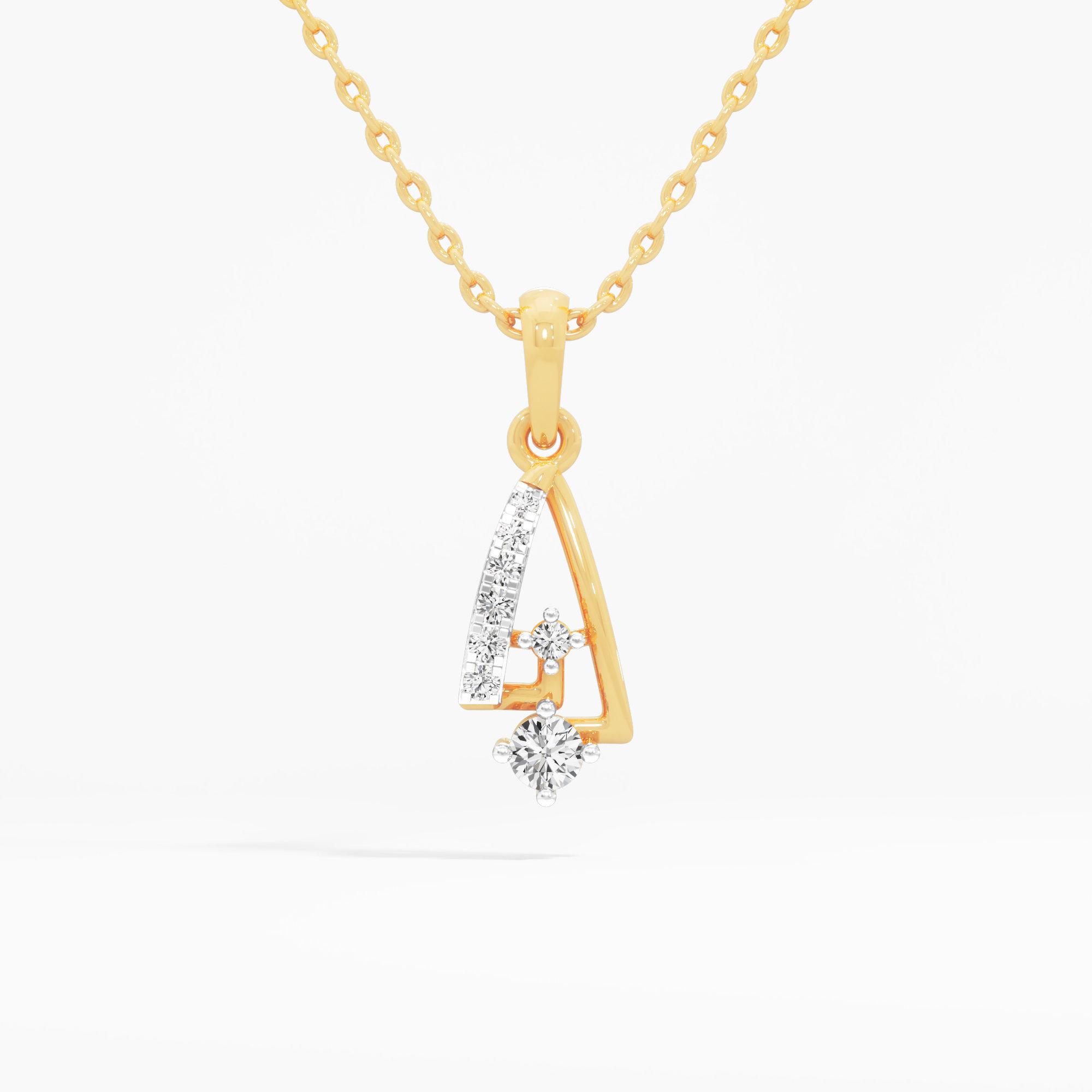Prism Cascade Diamond Pendant