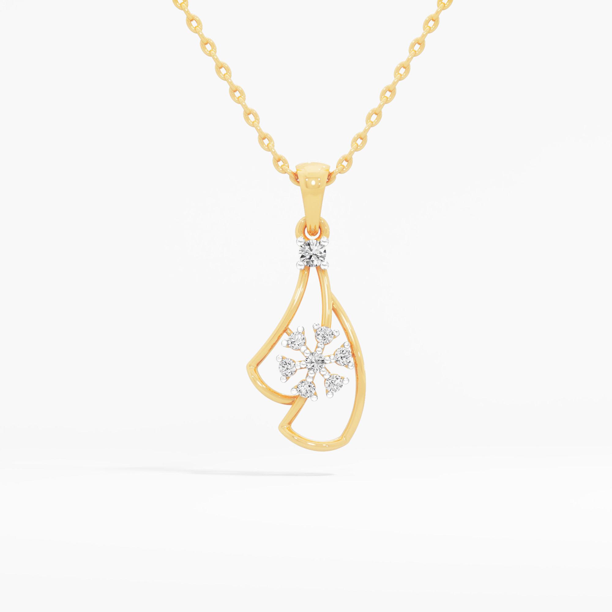 Cascade Drift Diamond Pendant