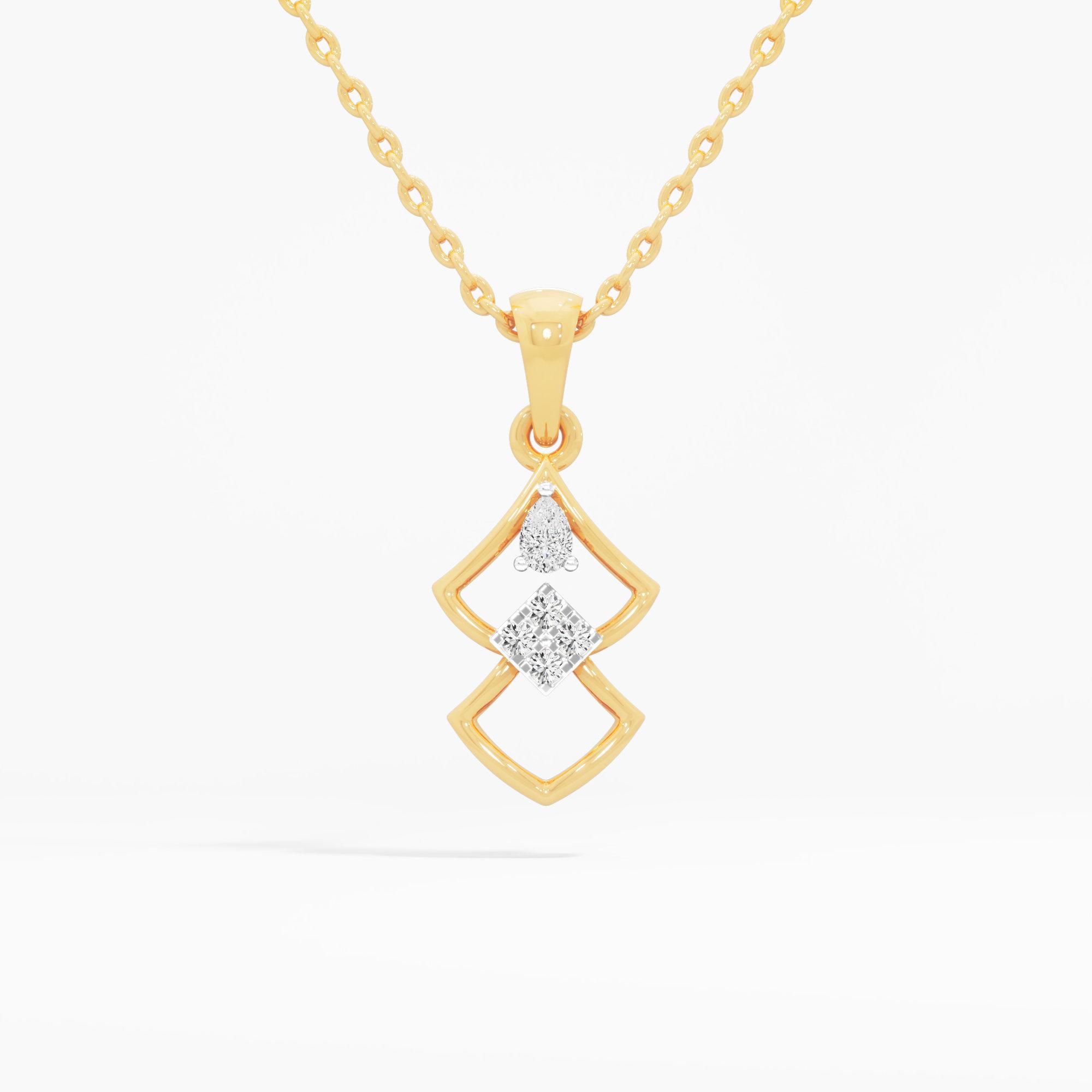 Mirage Twist Diamond Pendant