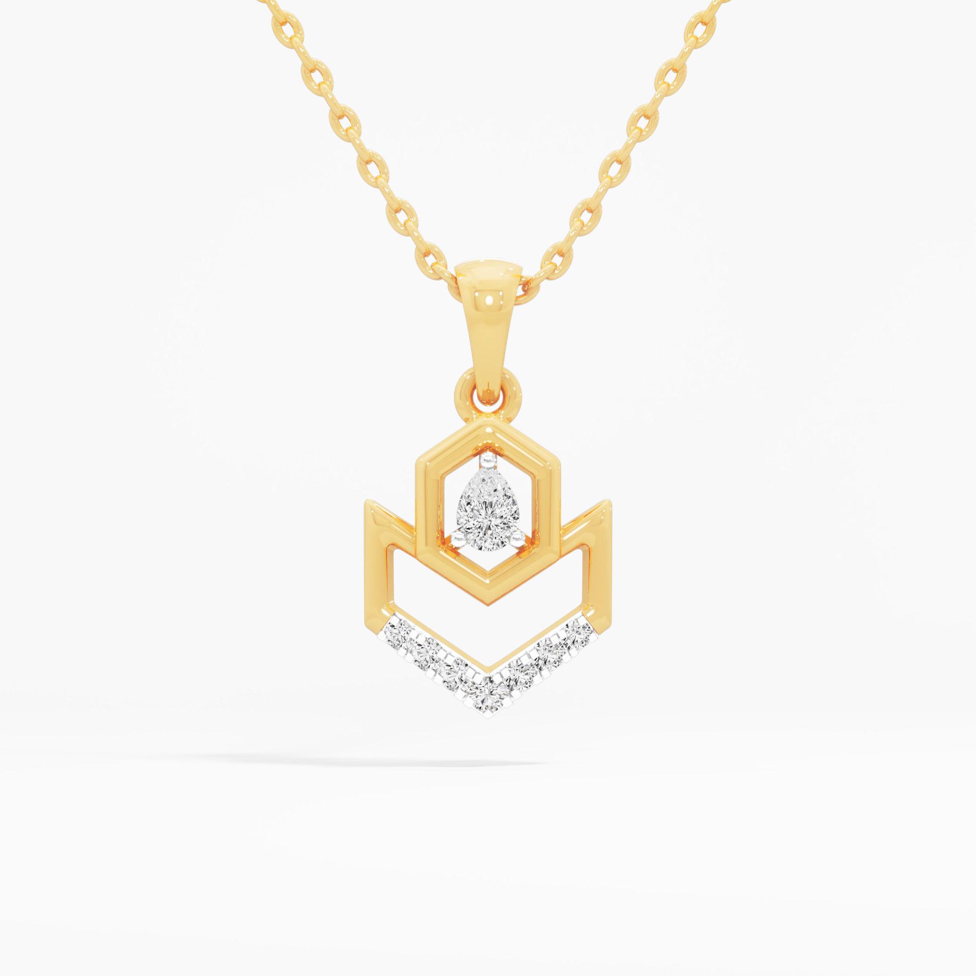 Prism Vault Diamond Pendant