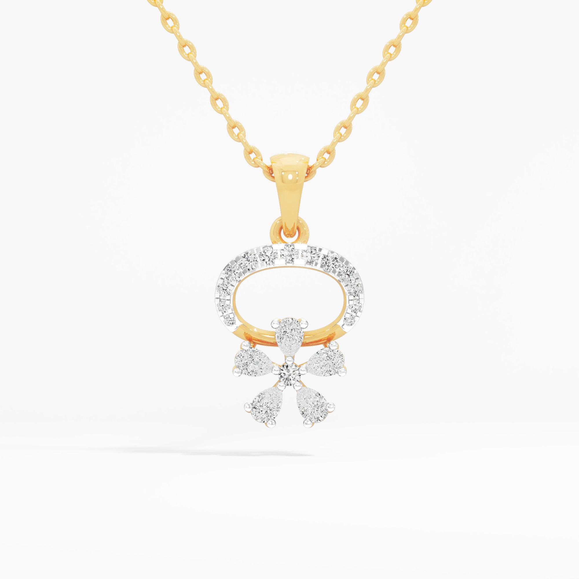 Blossom Loop Diamond Pendant