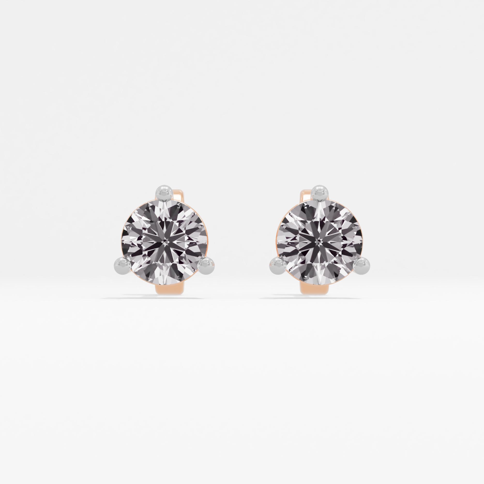Lilian Beauty Solitaire Stud Earrings