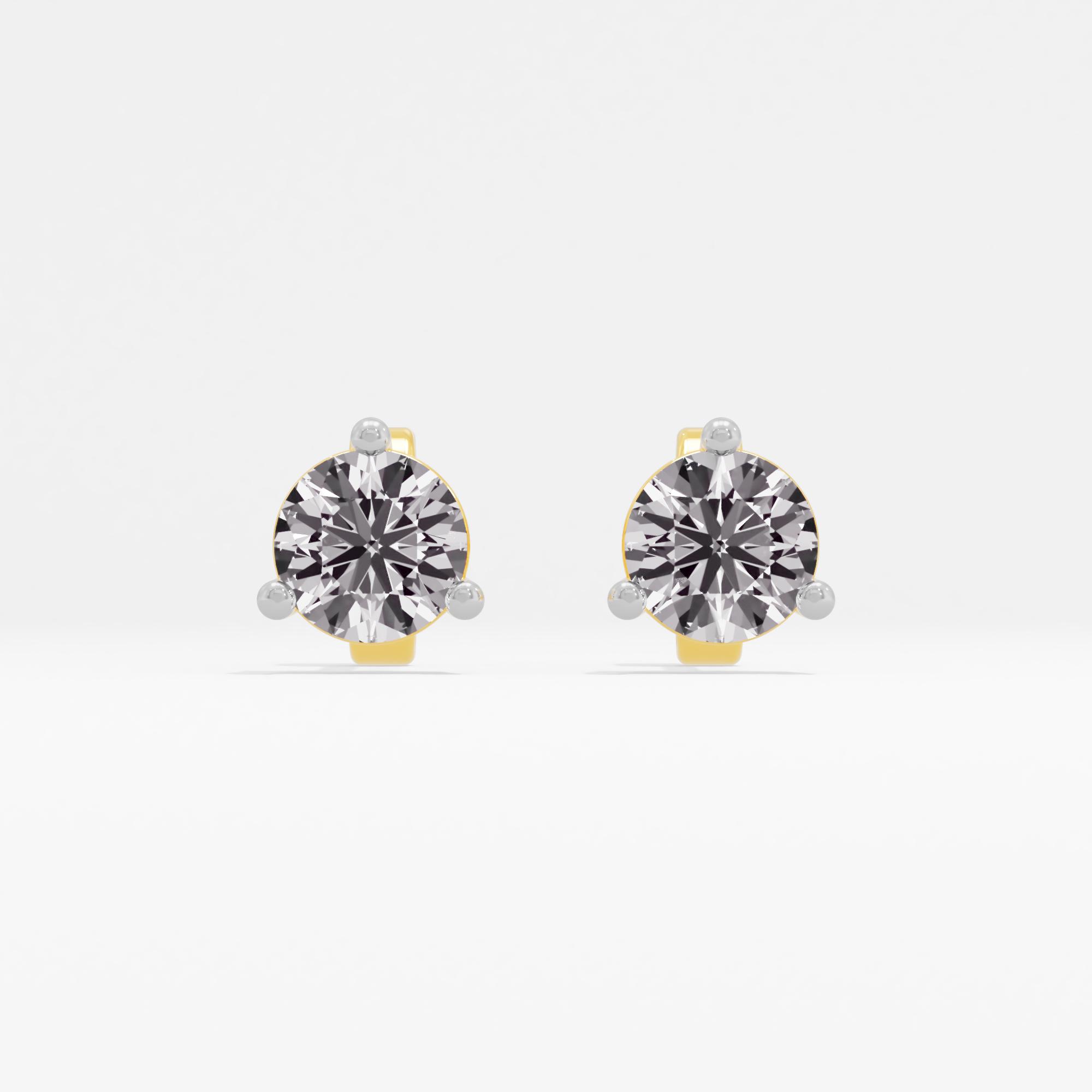 Lilian Beauty Solitaire Stud Earrings