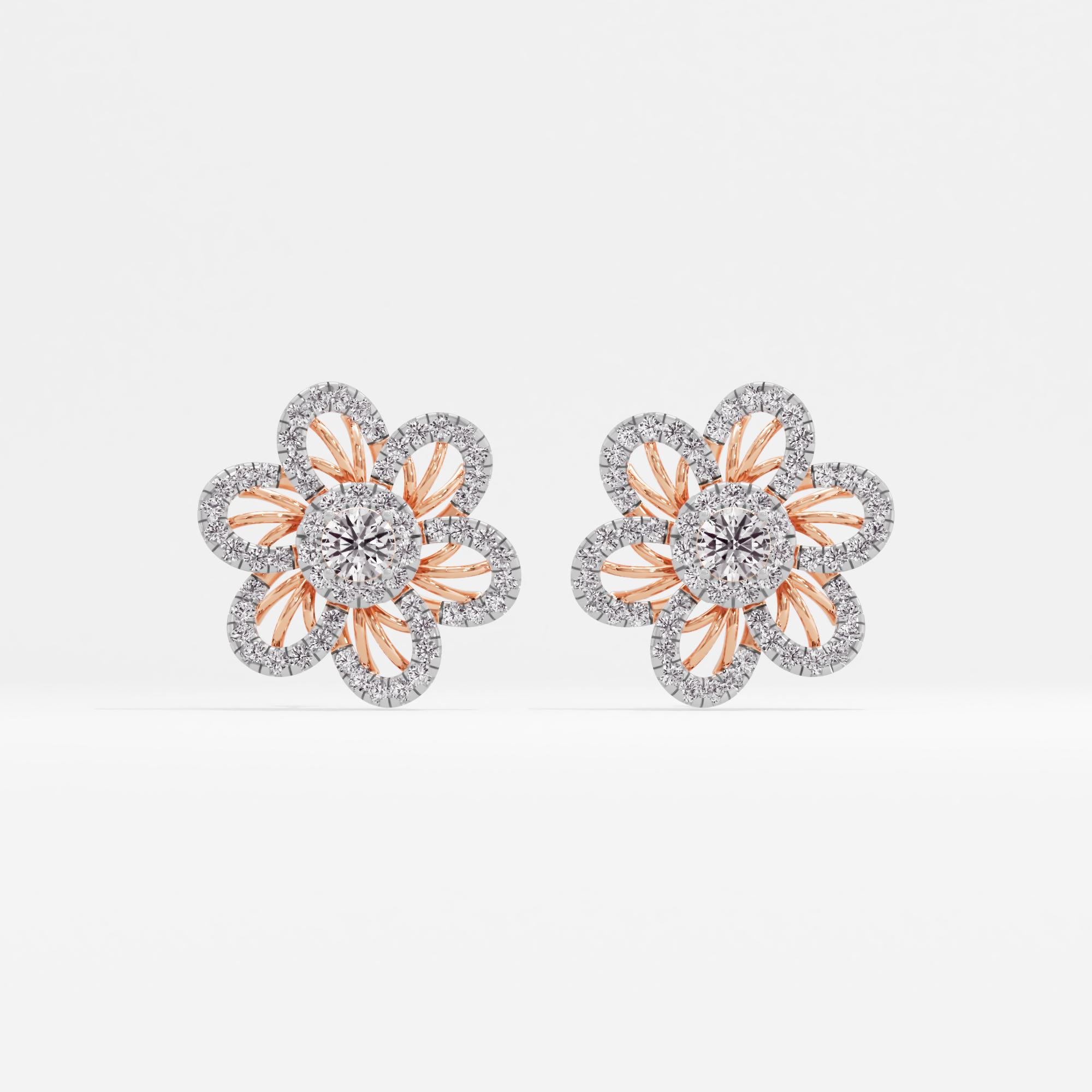 Petalicious Charm Halo Stud Earrings