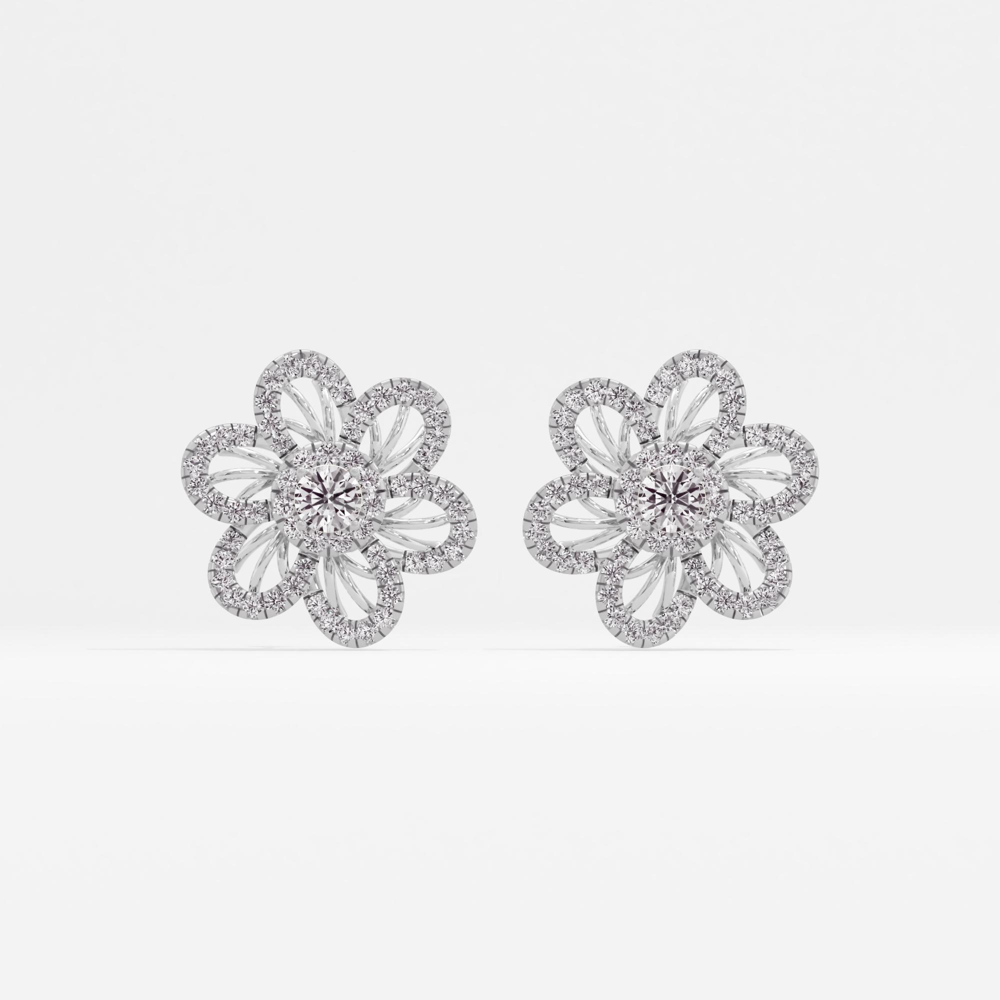 Petalicious Charm Halo Stud Earrings