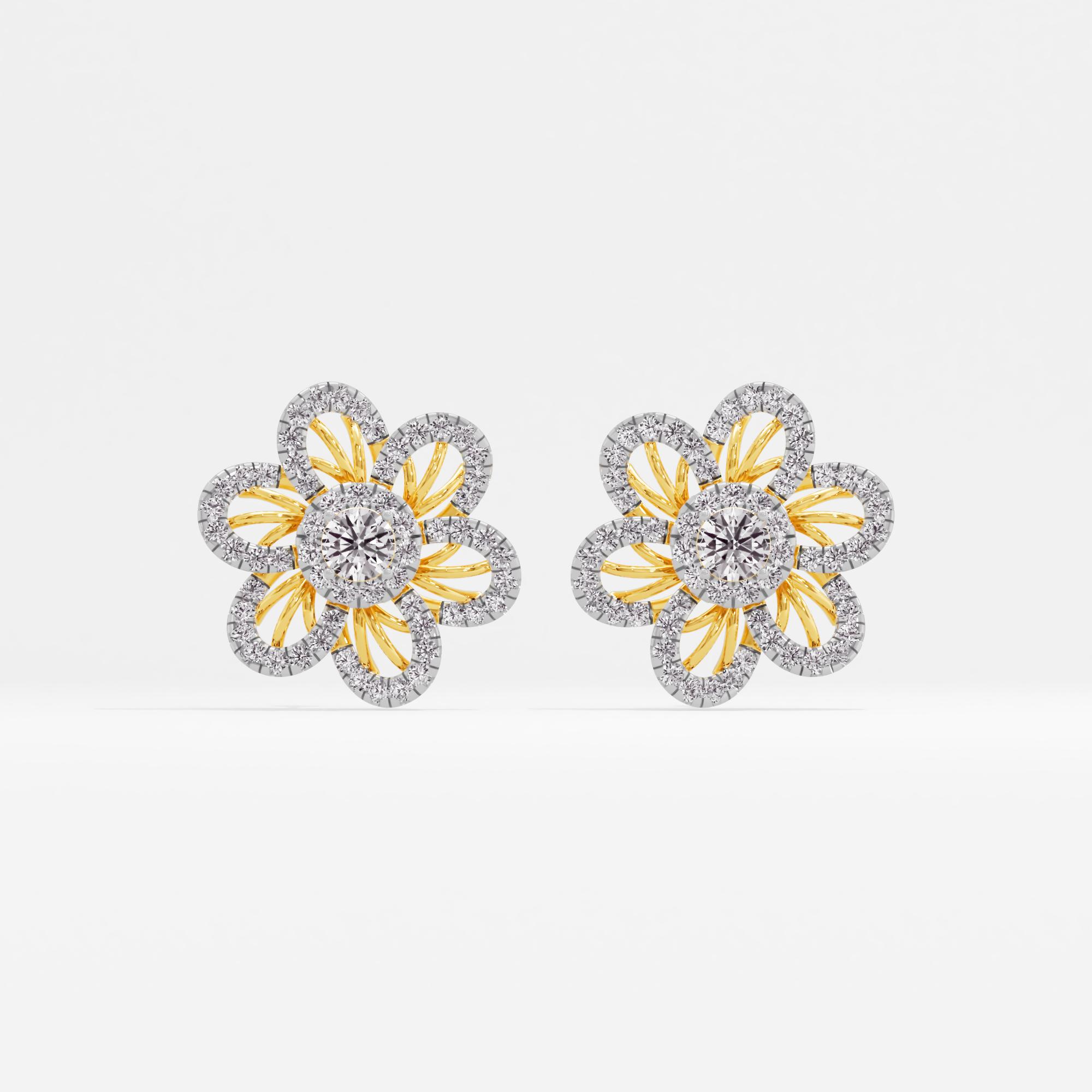 Petalicious Charm Halo Stud Earrings