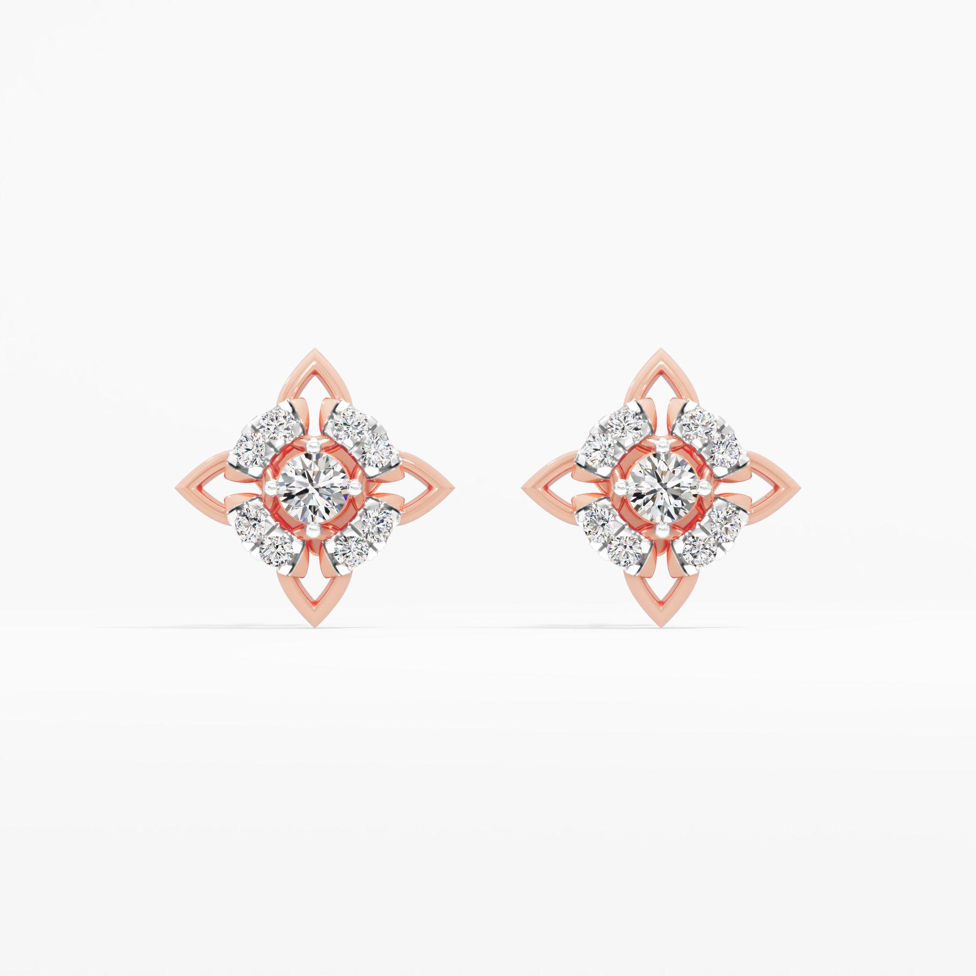 Emerging Blossom Stud Earrings