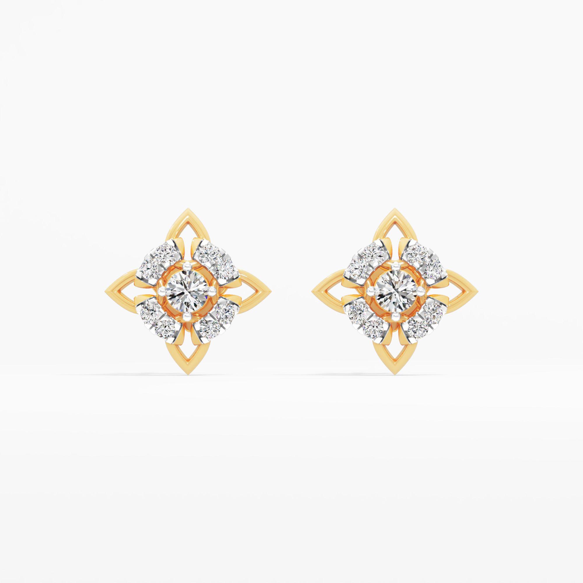 Emerging Blossom Stud Earrings