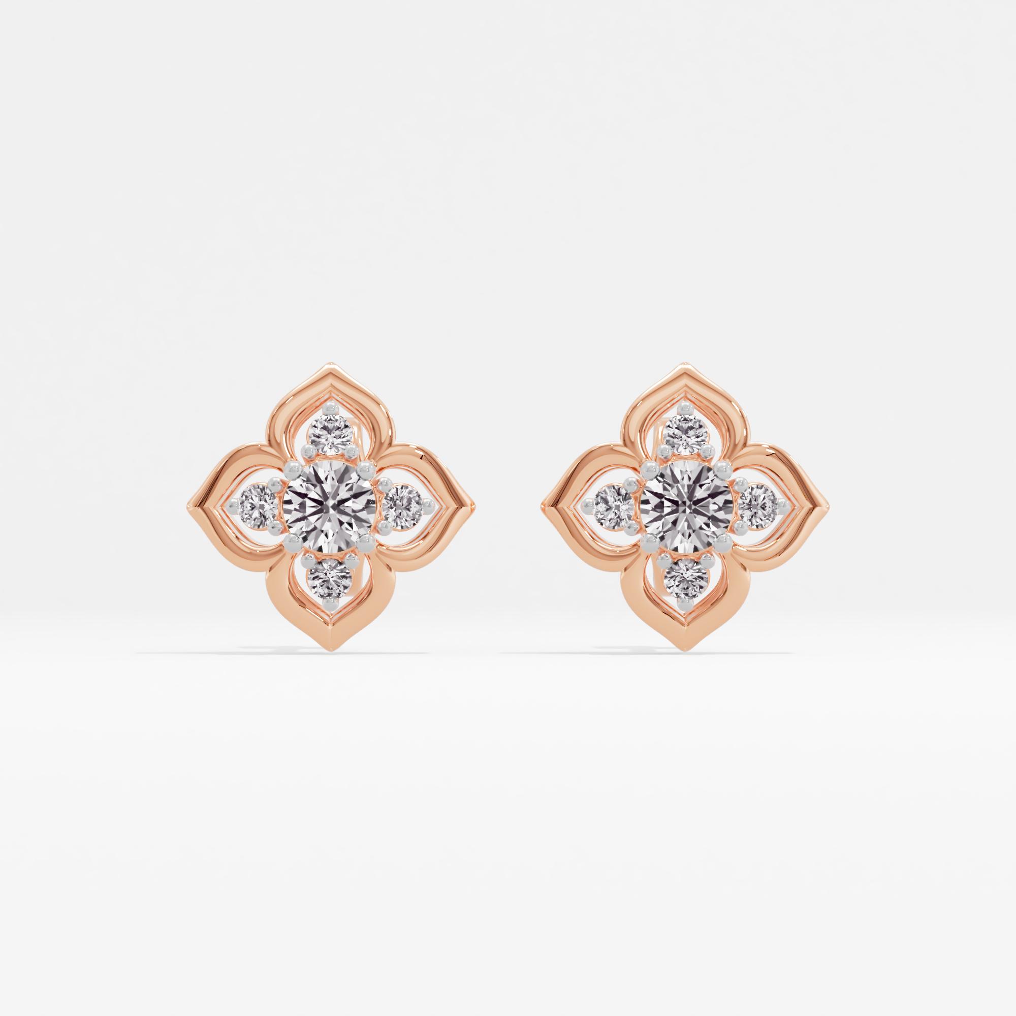 Celestial Spark Cluster Stud Earrings