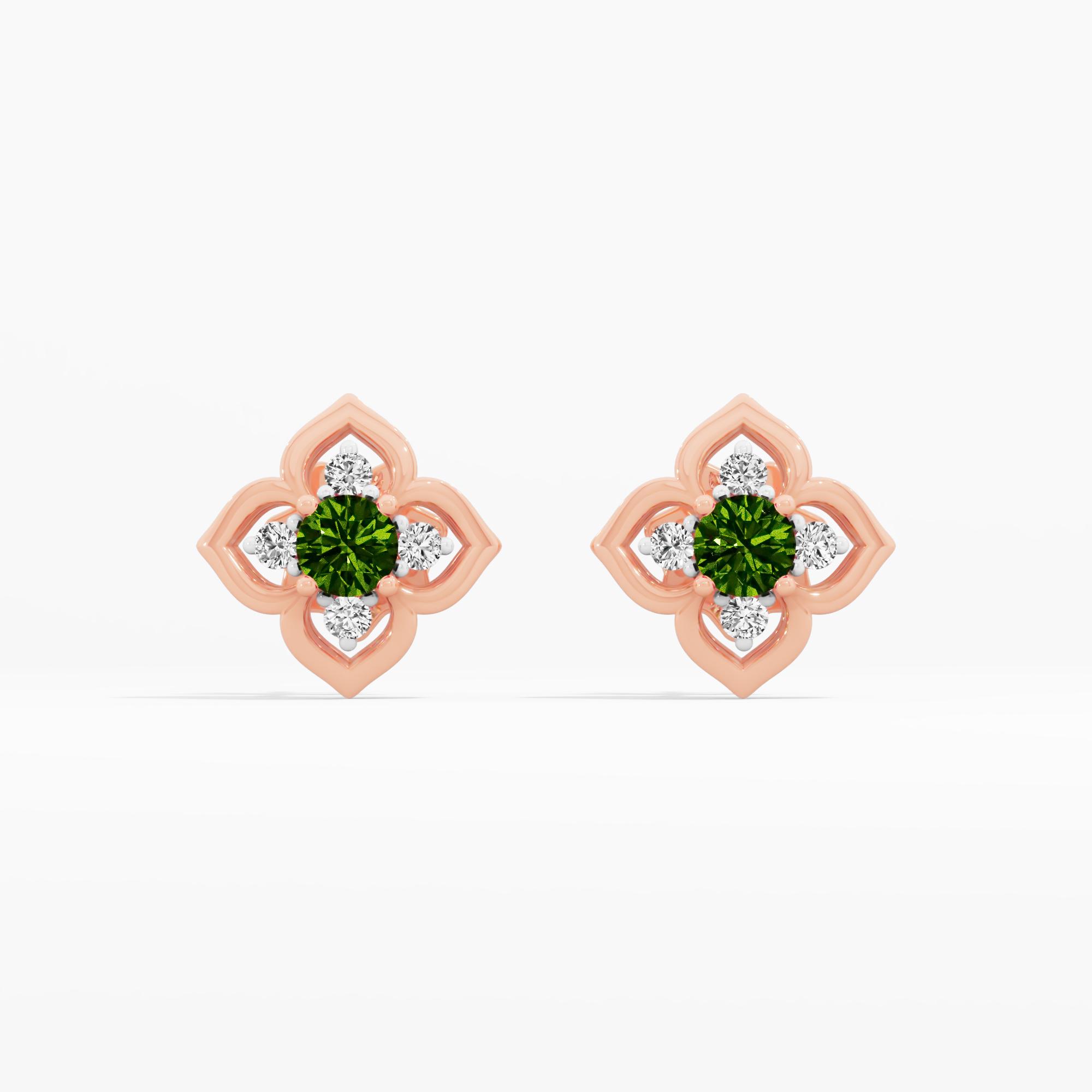 Celestial Spark Cluster Stud Earrings