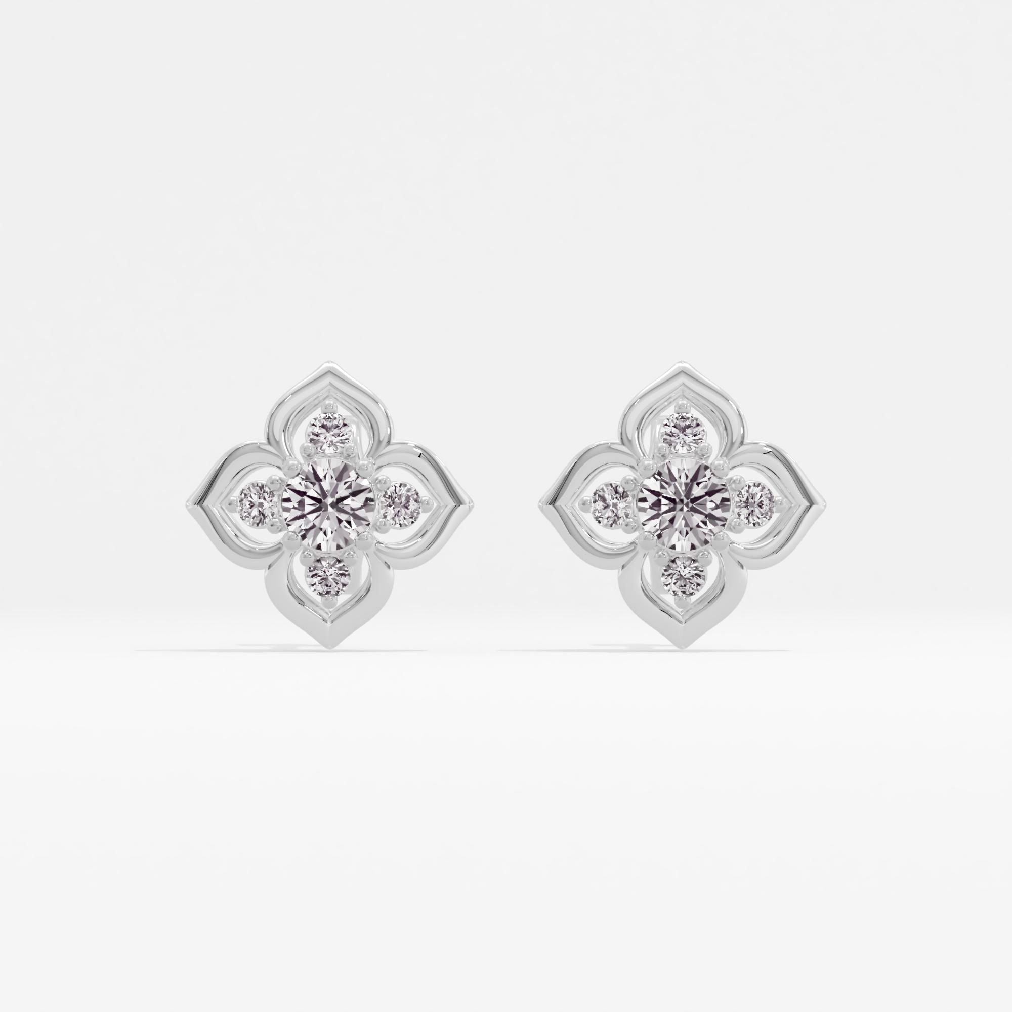 Celestial Spark Cluster Stud Earrings