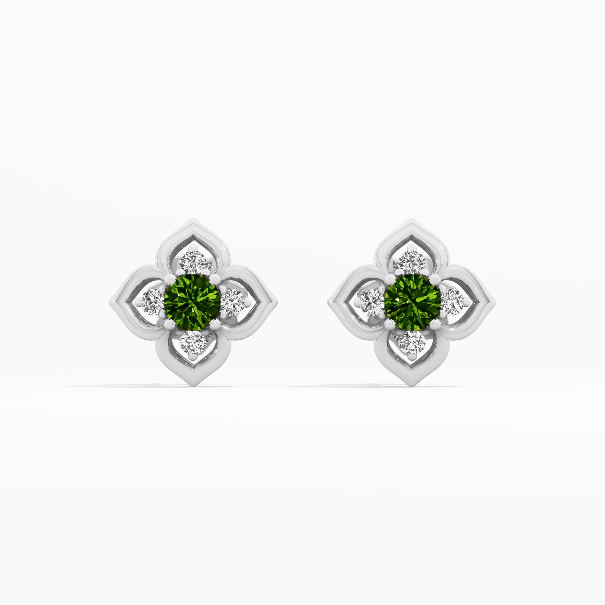 Celestial Spark Cluster Stud Earrings