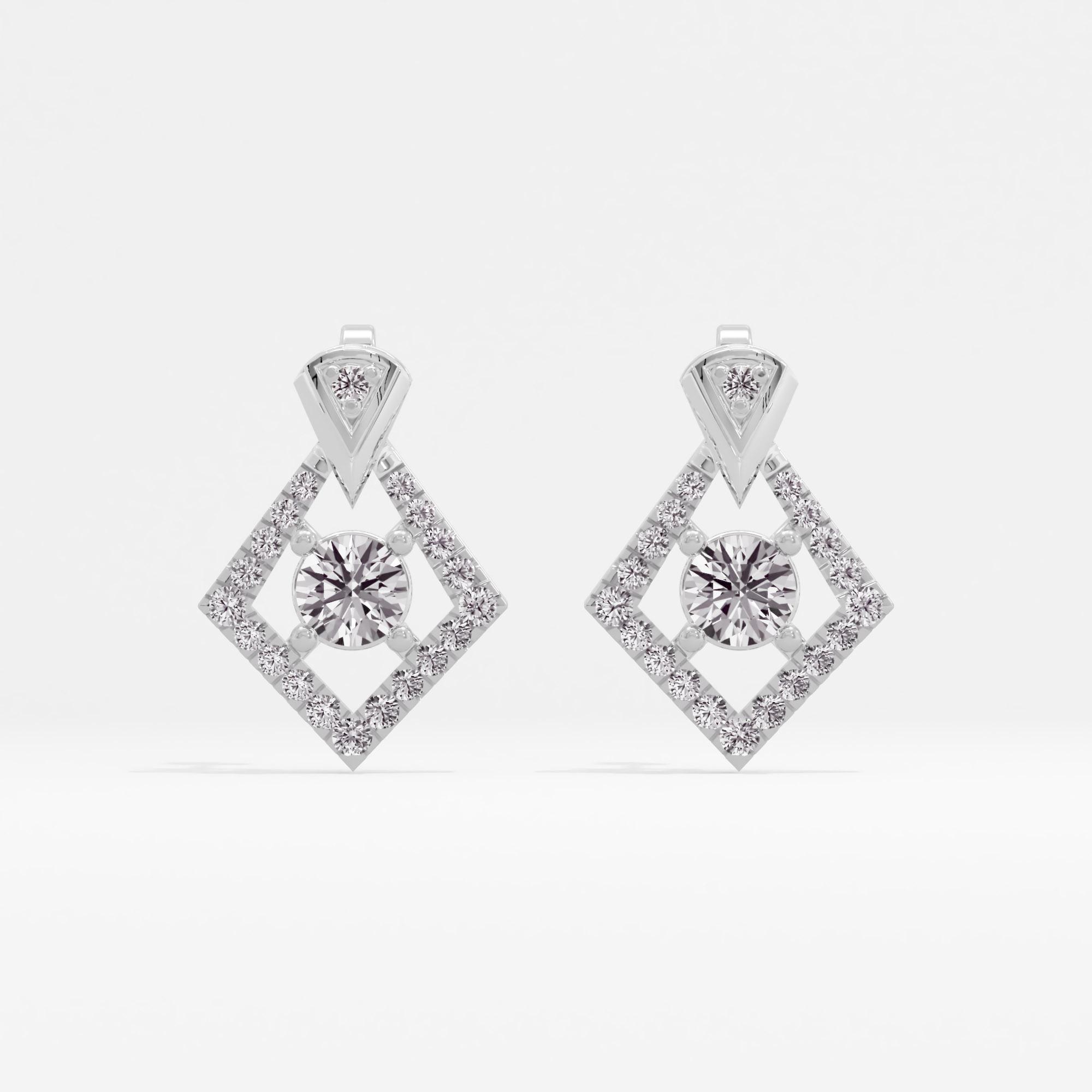 Pyra Dazzle Solitaire Stud Earrings
