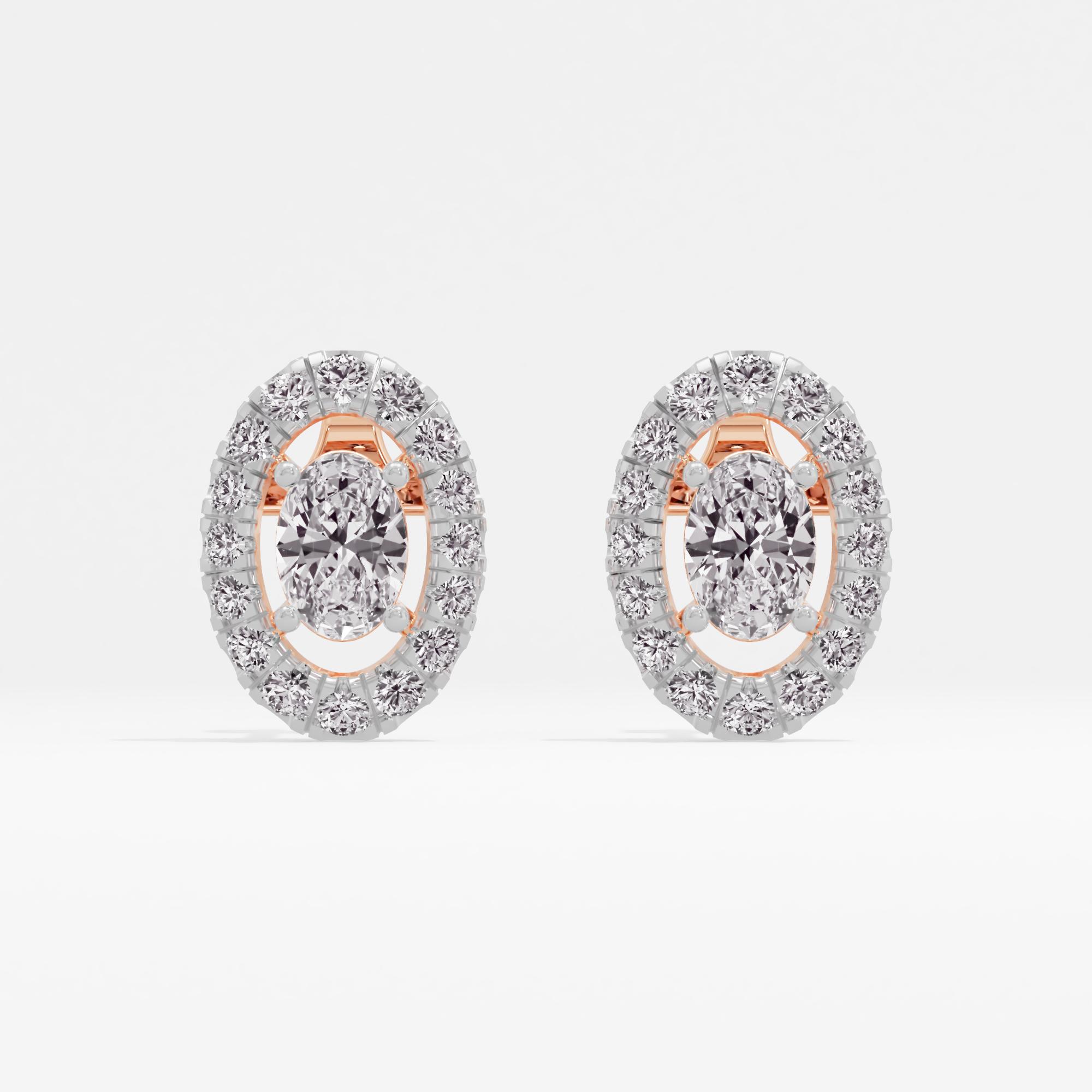 Blooming Heirloom Halo Stud Earrings