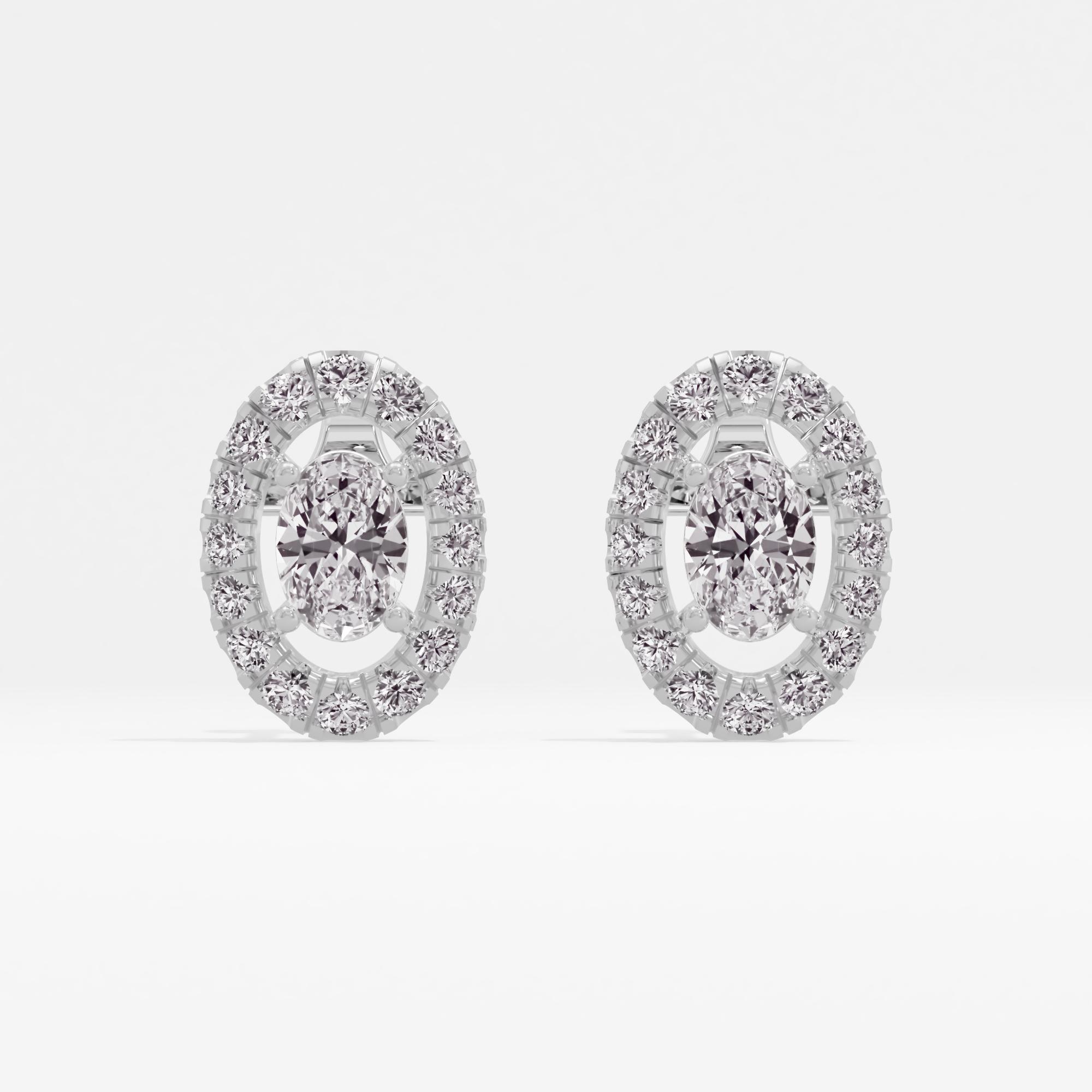 Blooming Heirloom Halo Stud Earrings