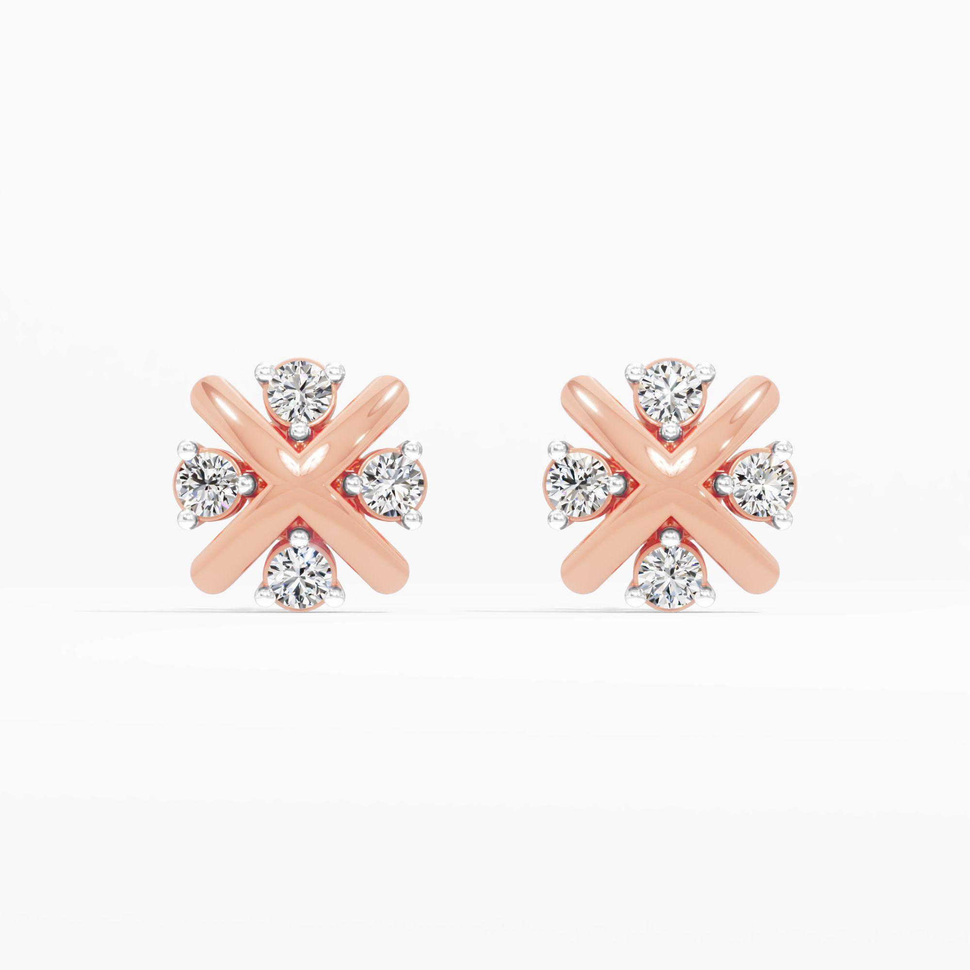 Lucky Quad Clover Stud Earrings