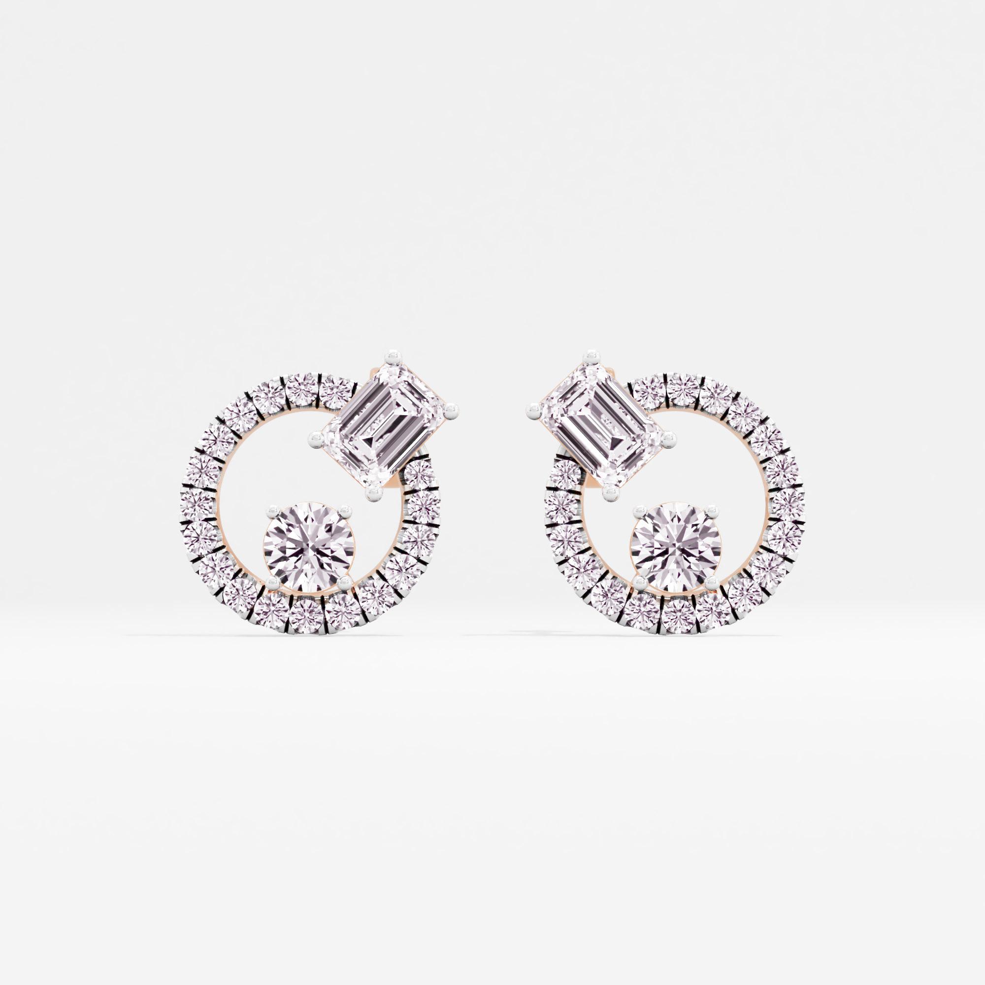 Cirvelle Solitaire Stud Earrings