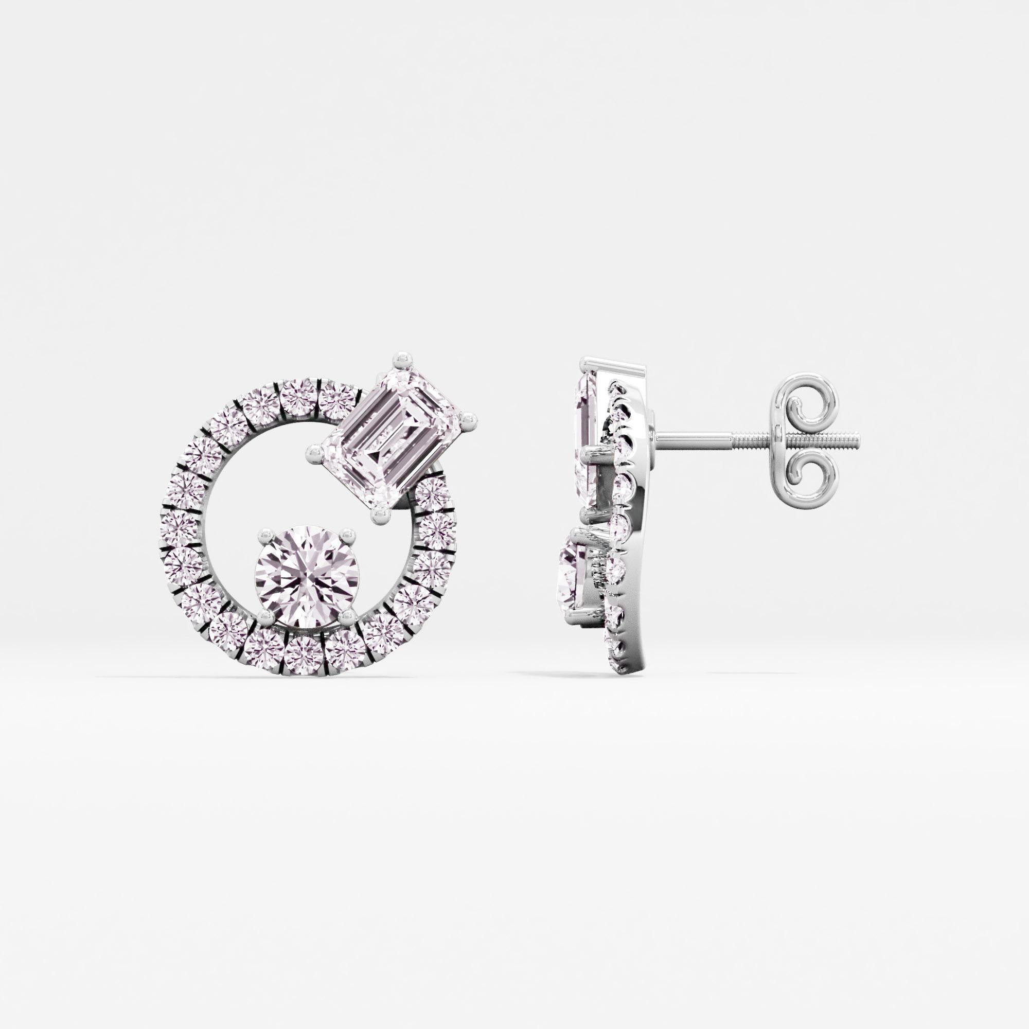 Cirvelle Solitaire Stud Earrings