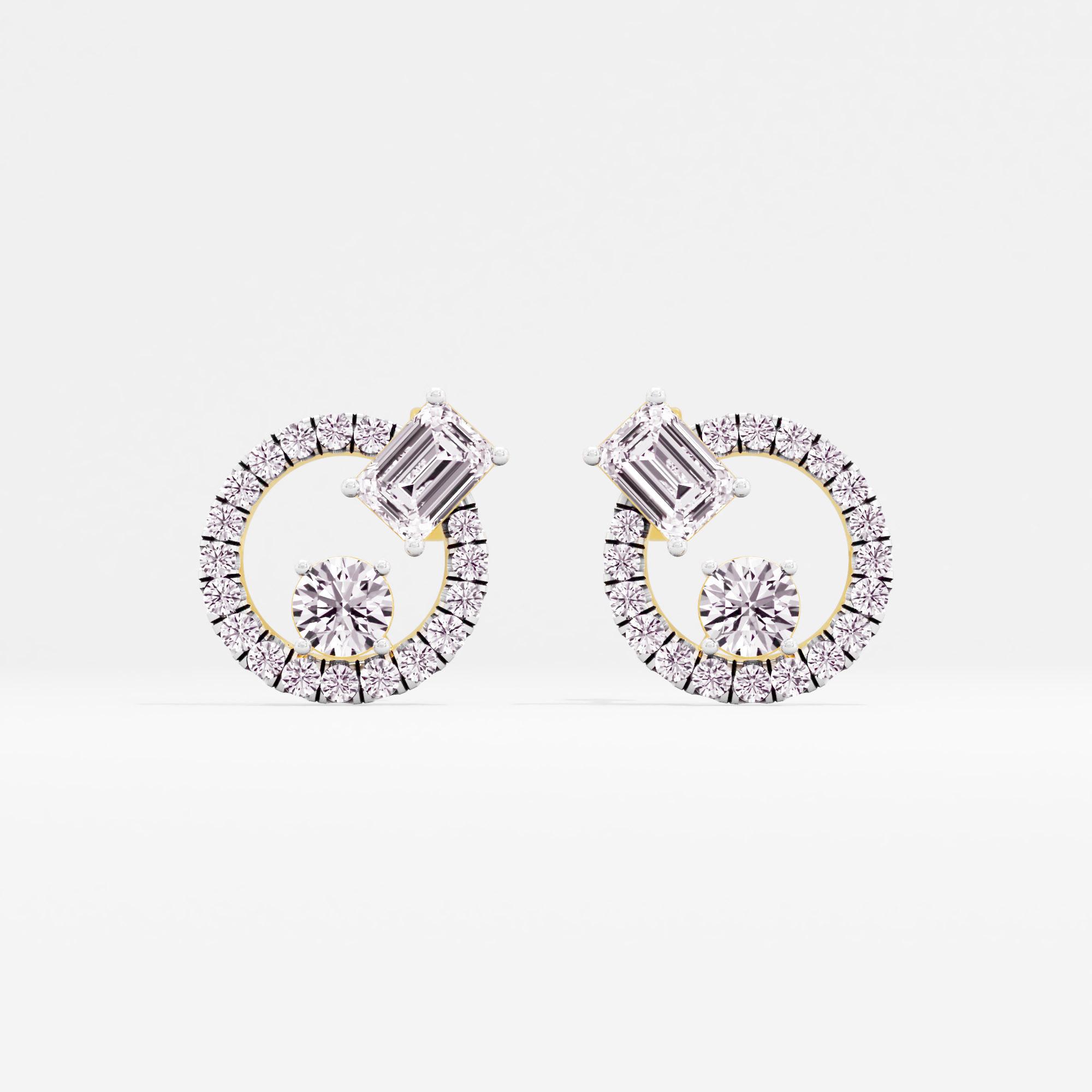 Cirvelle Solitaire Stud Earrings