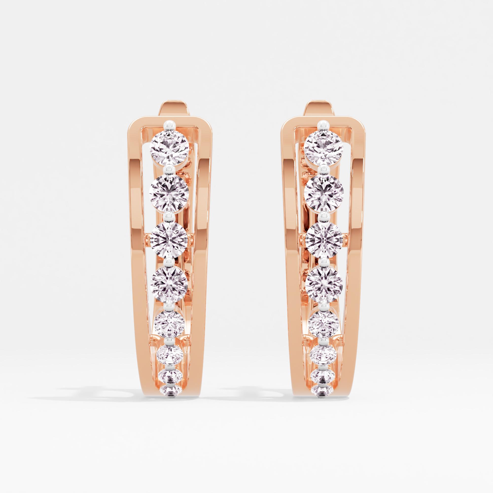 Serenade Sparkle Huggie Earrings