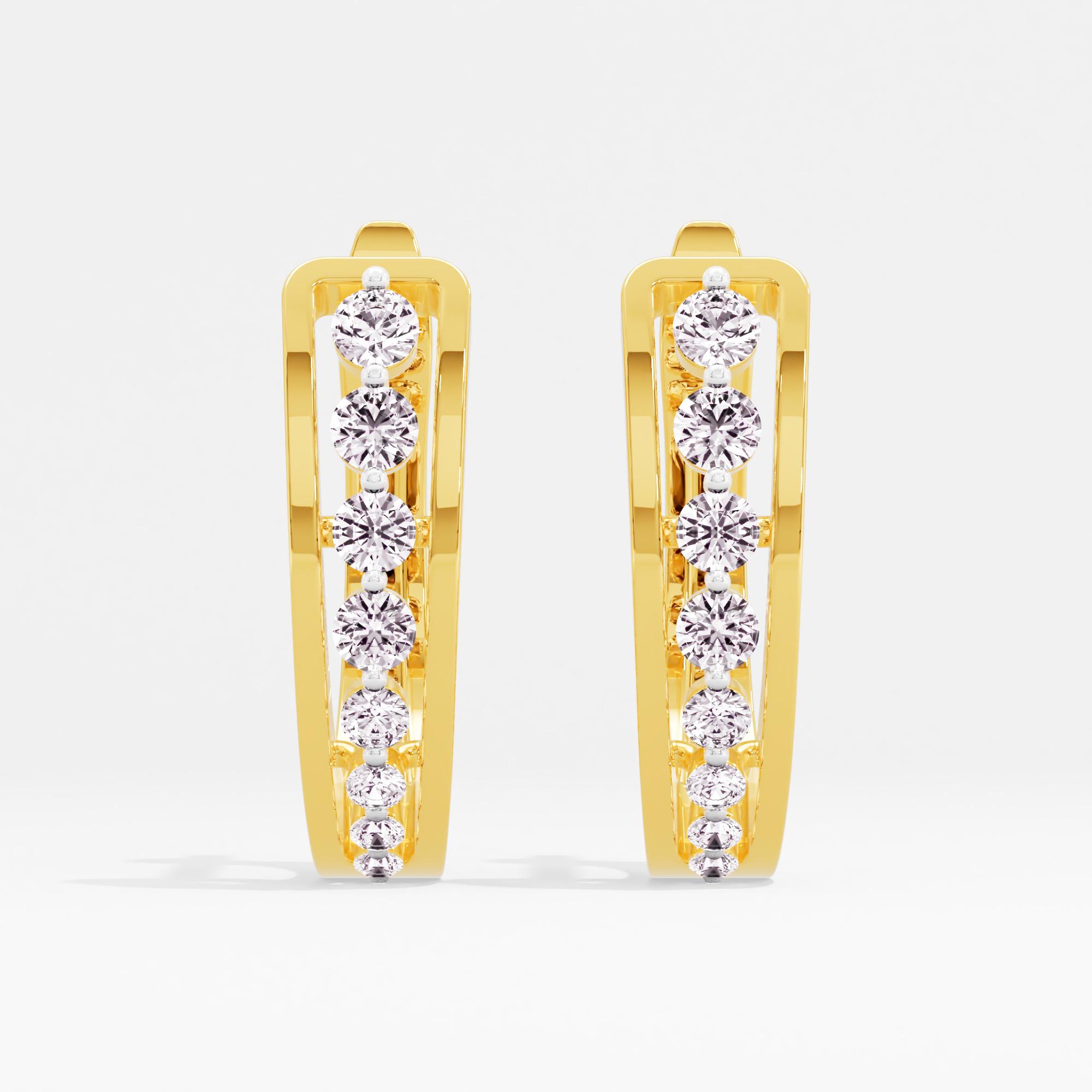 Serenade Sparkle Huggie Earrings